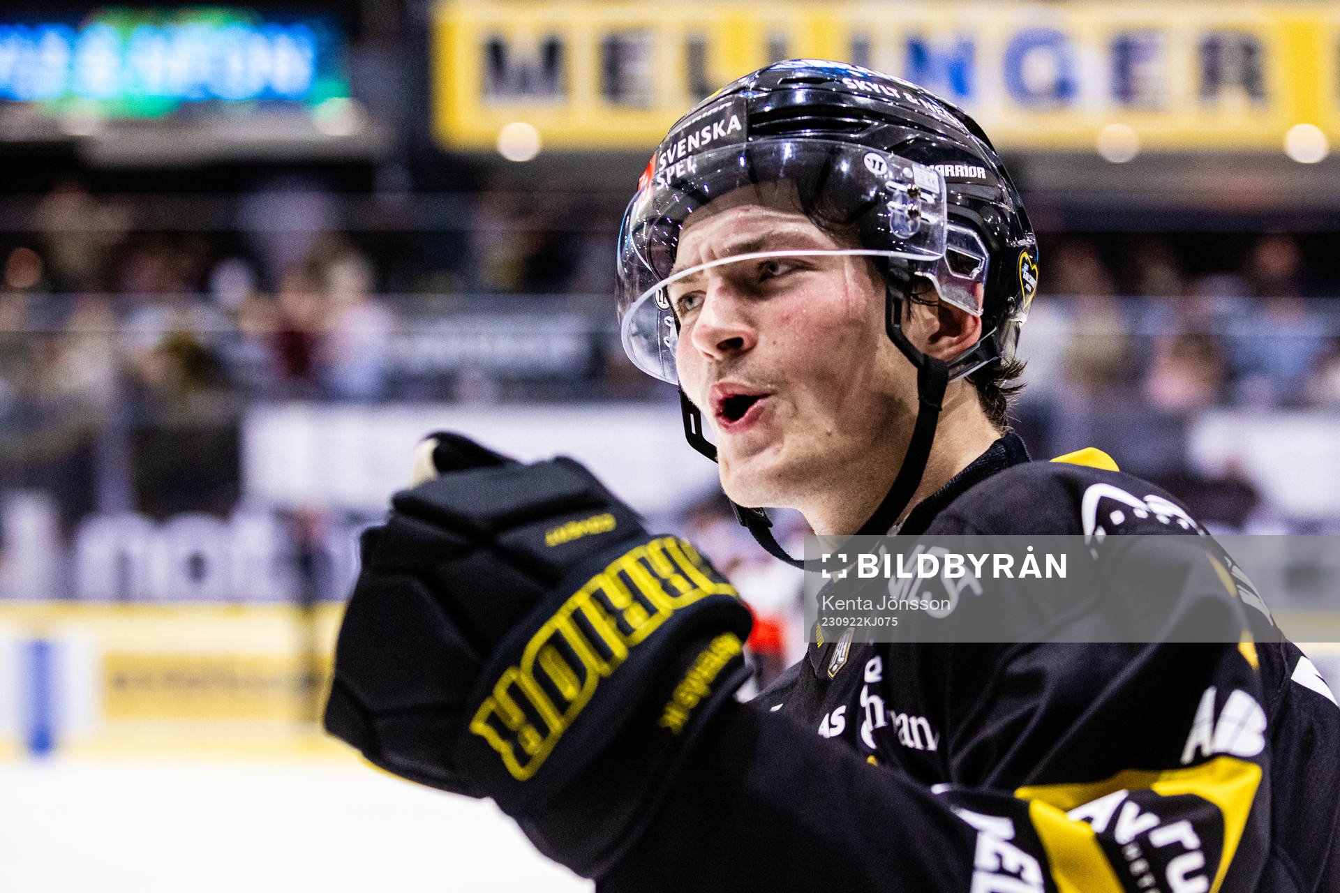 Västerås Hannes Hellberg jublar