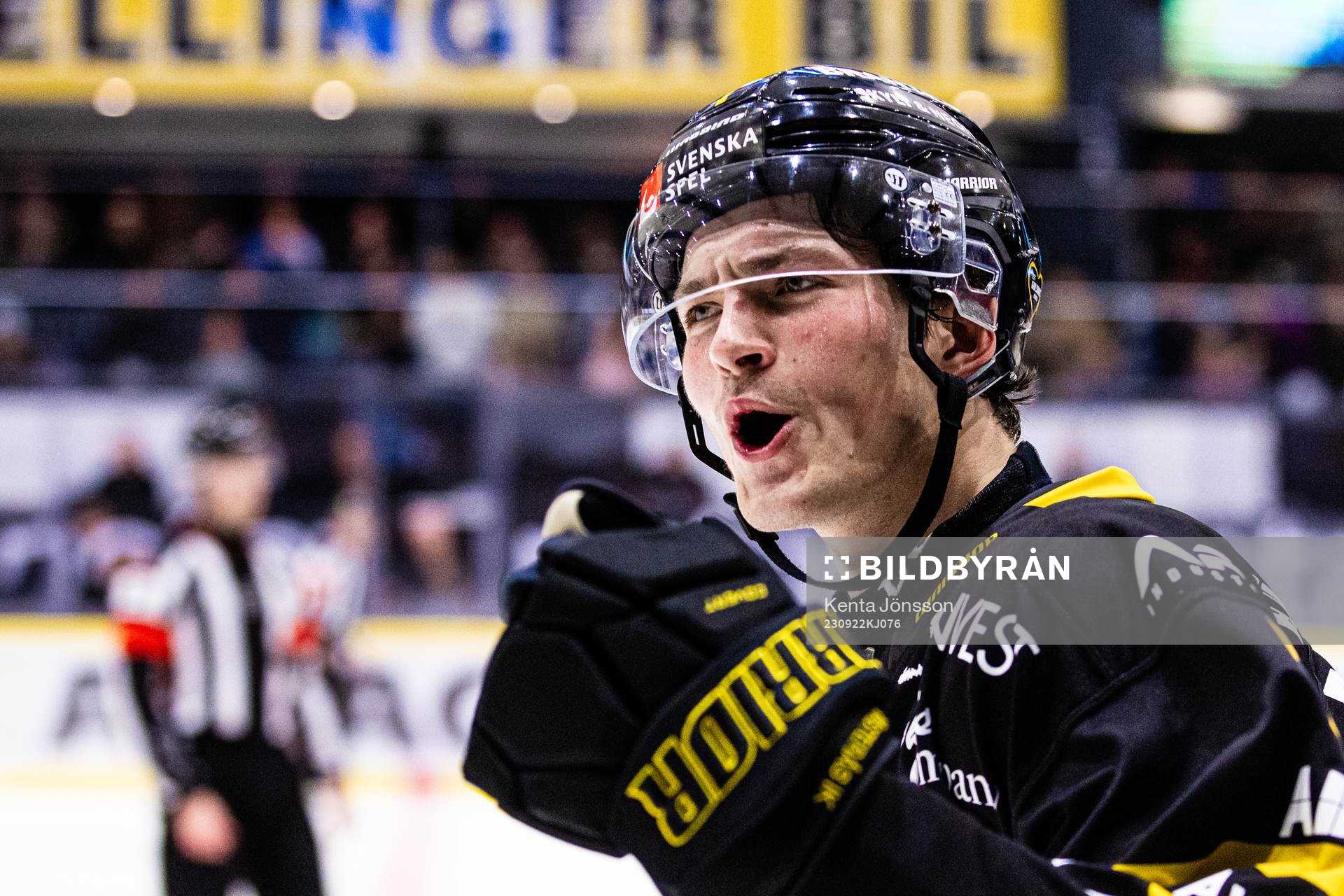 Västerås Hannes Hellberg jublar