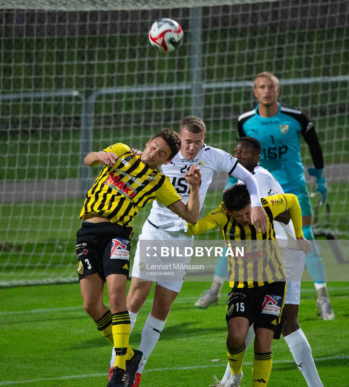 IFK Hässleholms Isak Orajärvi i matchen i division 2