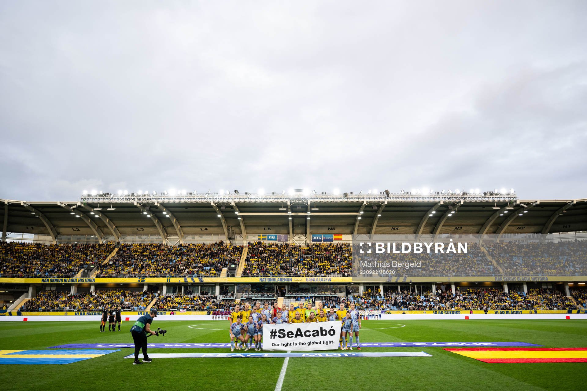 Players of Sweden and of Spain
