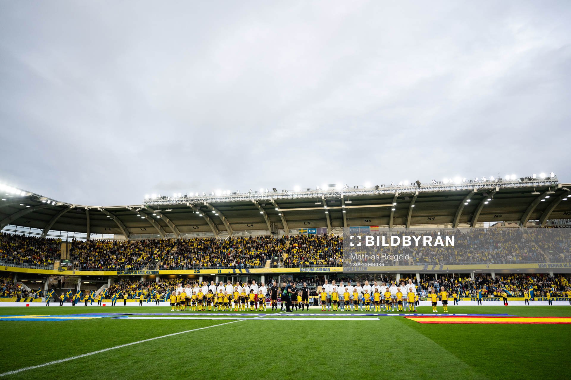 Players of Sweden and of Spain