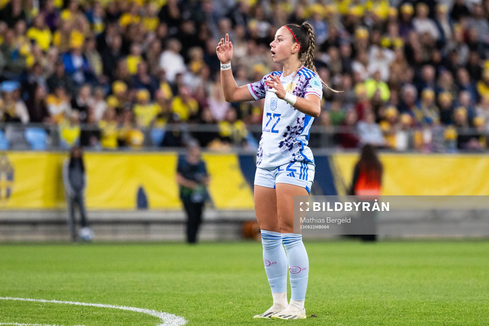 Athenea del Castillo of Spain celebrates