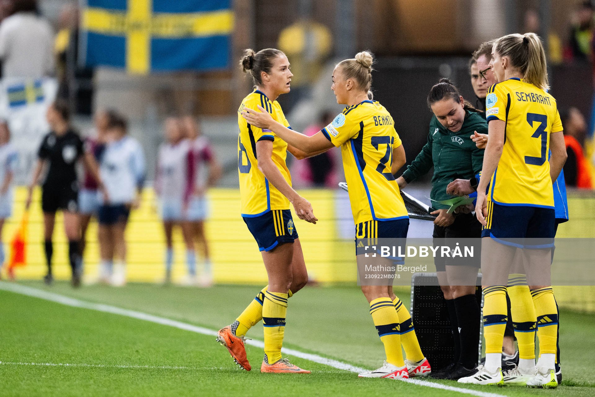 Filippa Angeldahl and Hanna Bennison of Sweden