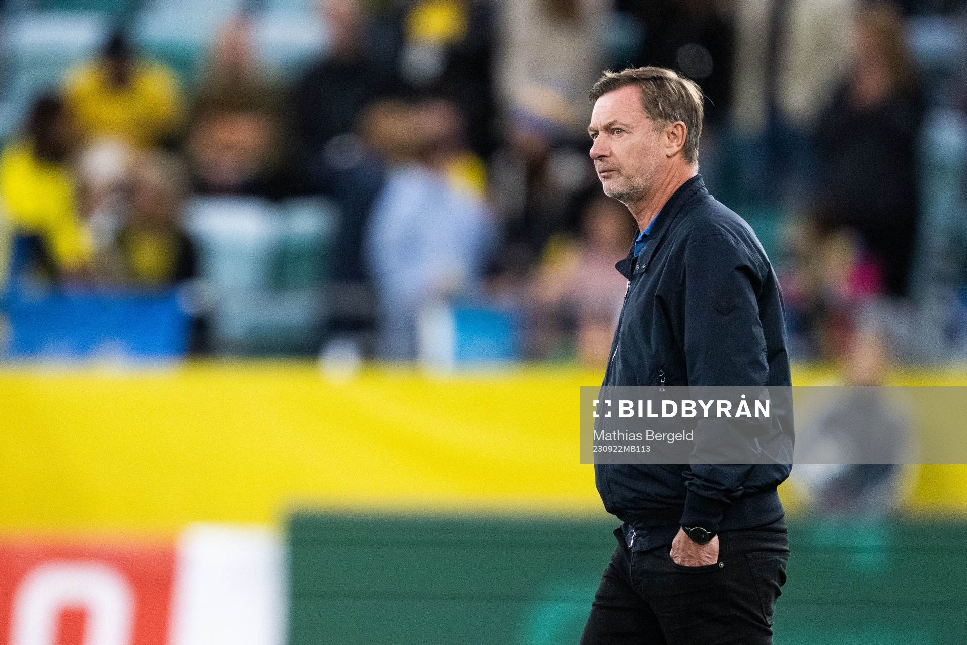 Head coach Peter Gerhardsson of Sweden looks dejected