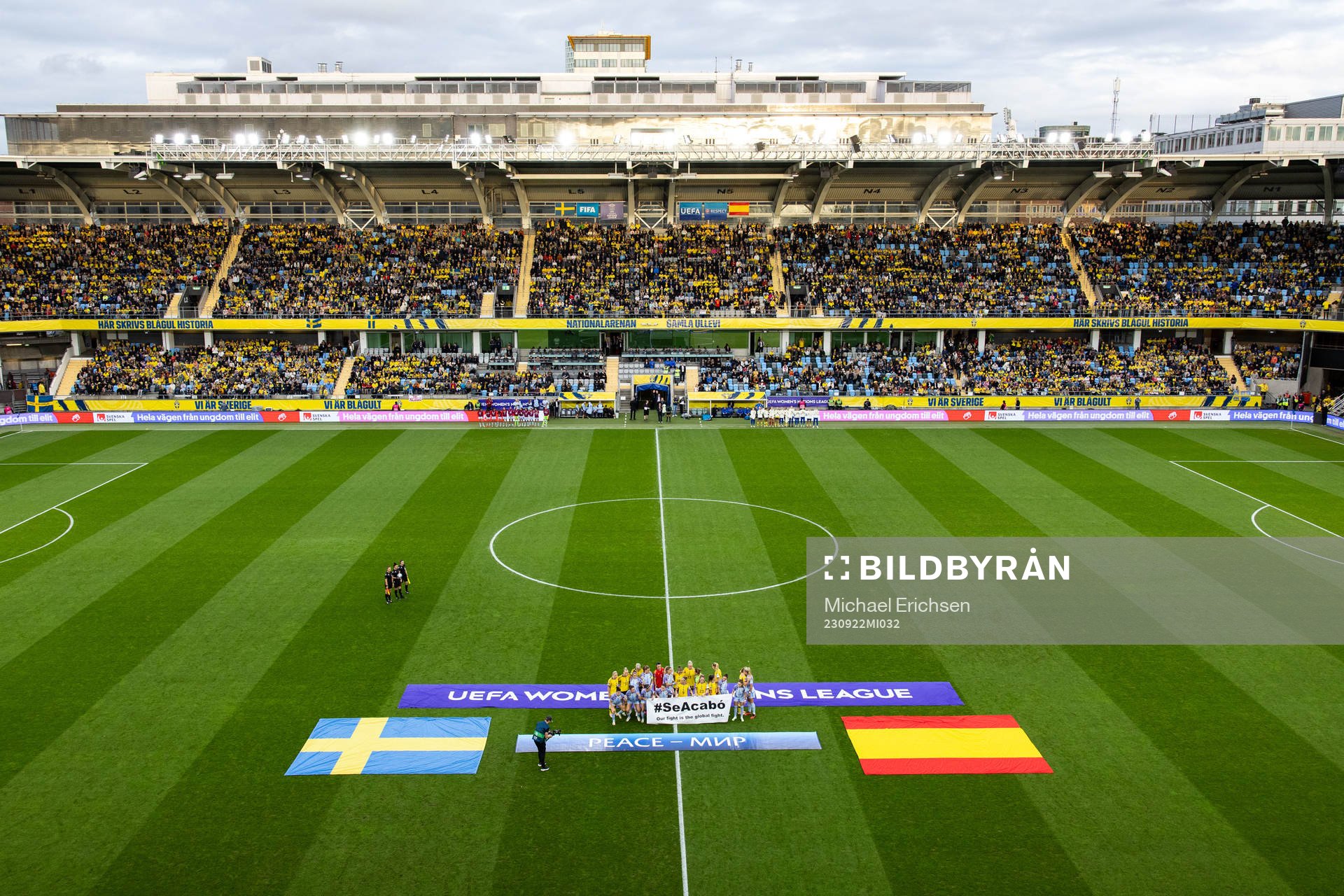 Players of Sweden and of Spain