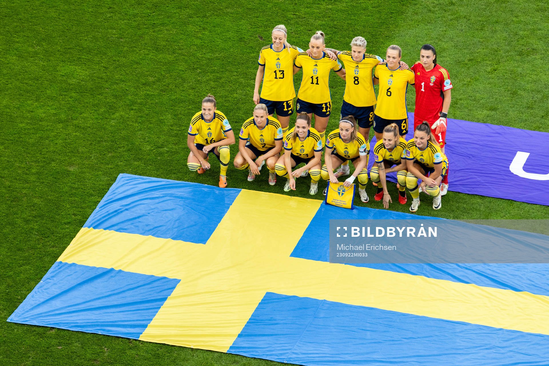 Amanda Ilestedt, Stina Blackstenius, Lina Hurtig, Magdalena