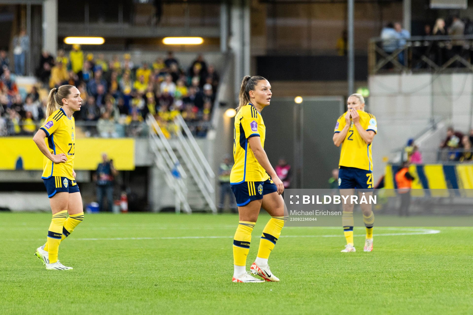 Elin Rubensson, Johanna Rytting Kaneryd and Jonna Andersson