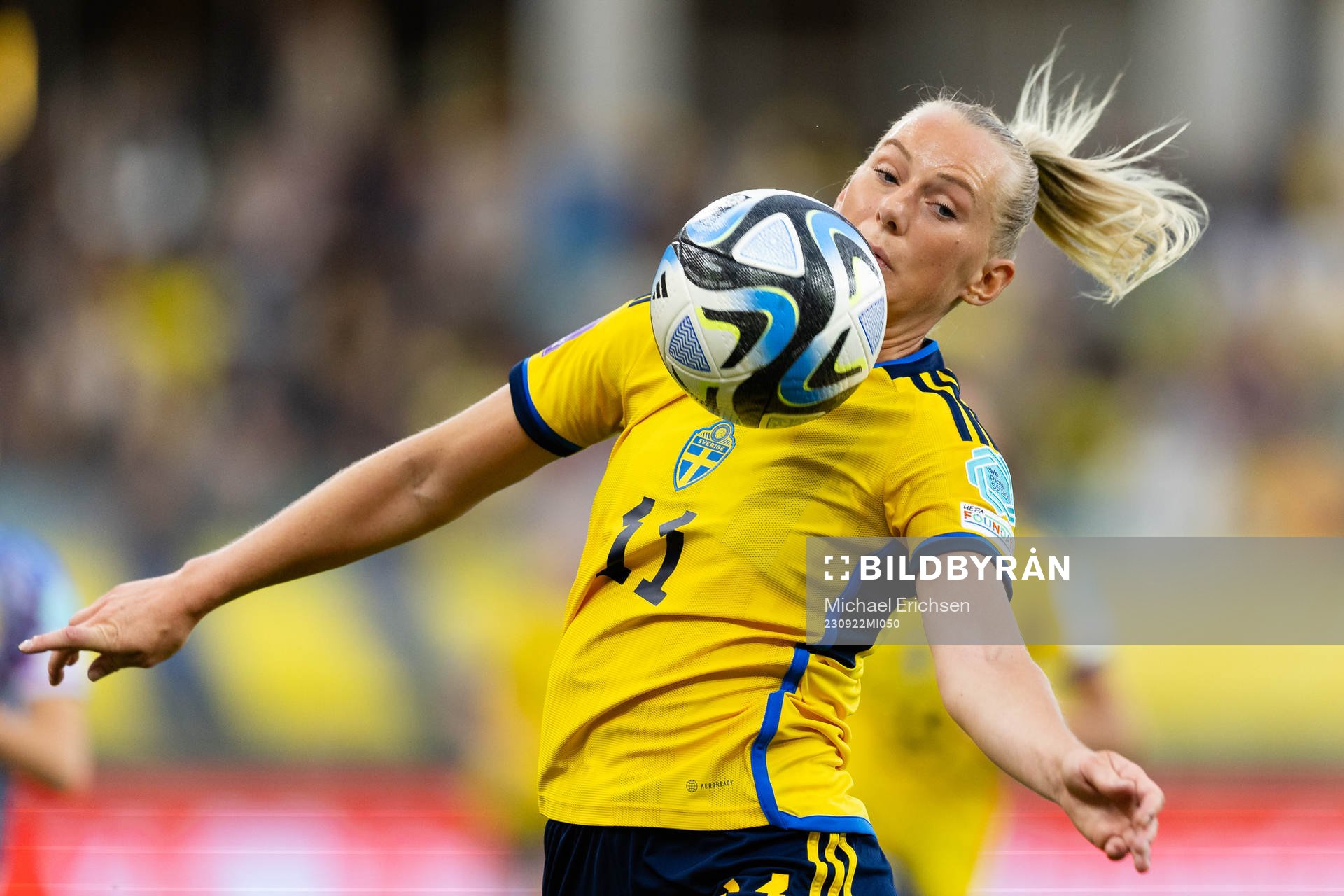Stina Blackstenius of Sweden