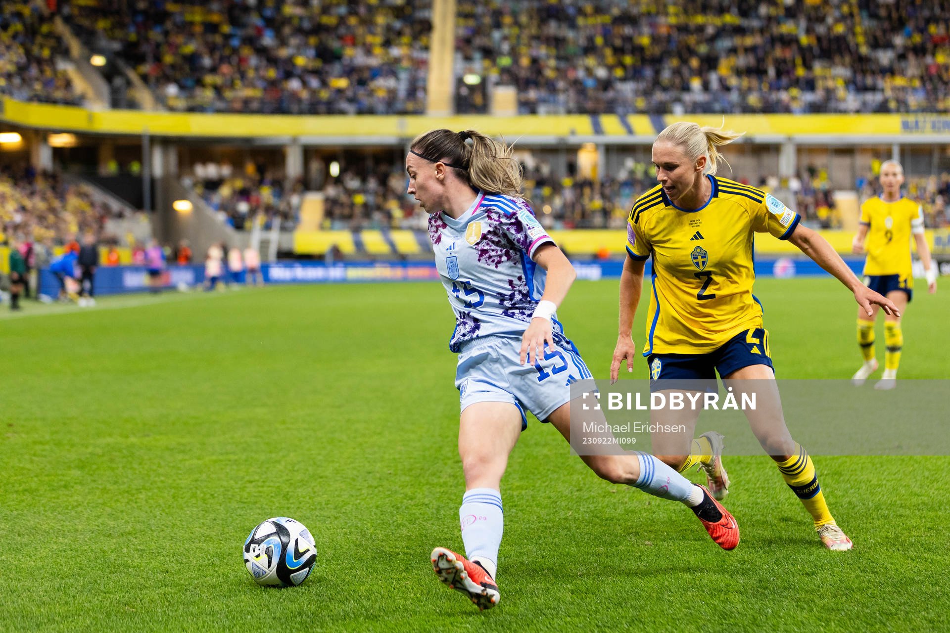 Eva Maria Navarro Garcia of Spain and Jonna Andersson of