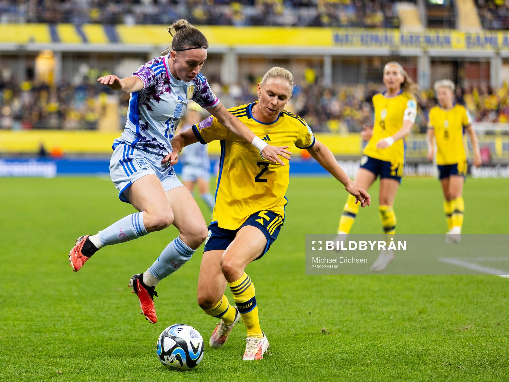 Eva Maria Navarro Garcia of Spain and Jonna Andersson of