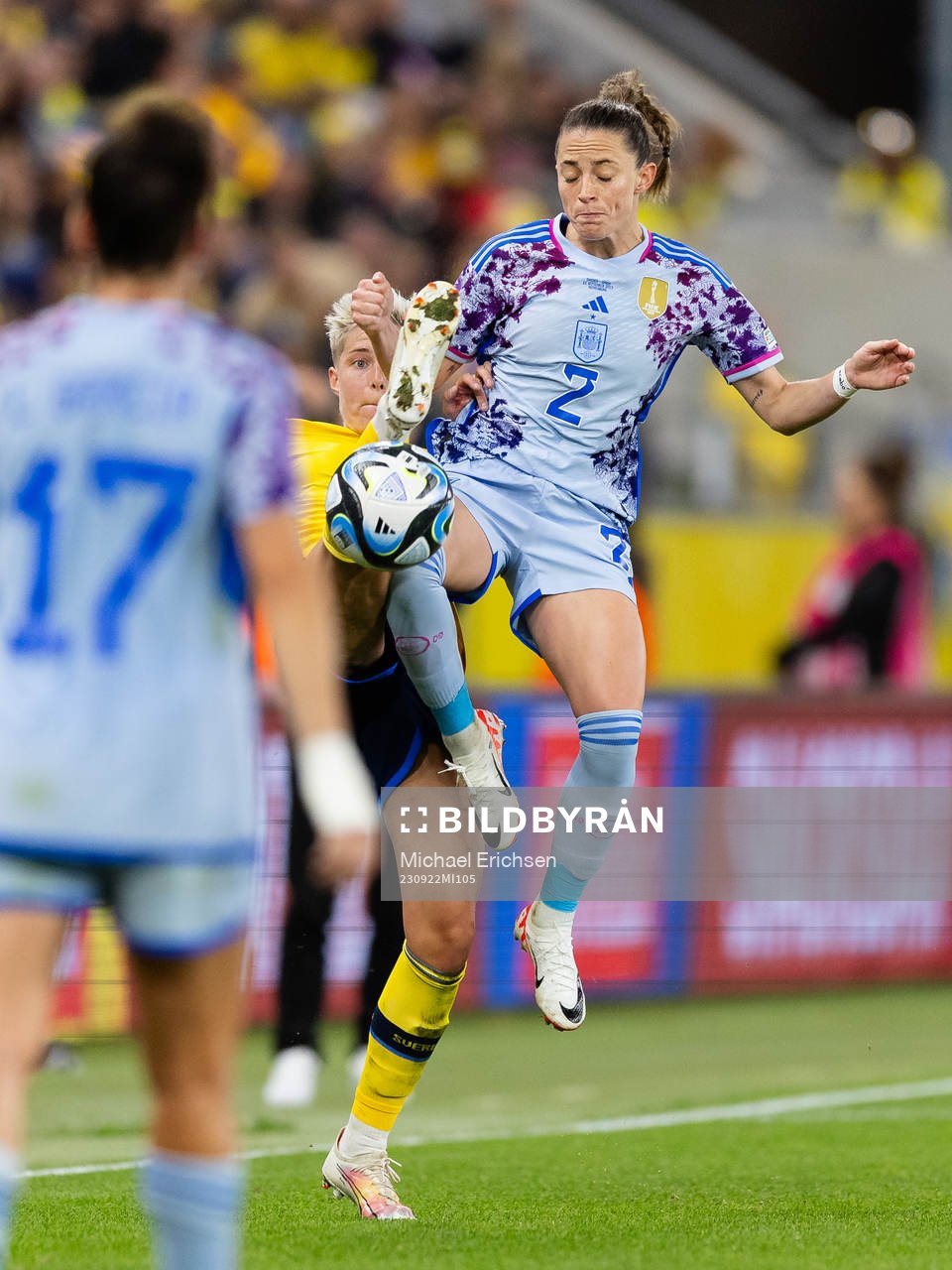 Lina Hurtig of Sweden and Ona Batlle of Spain