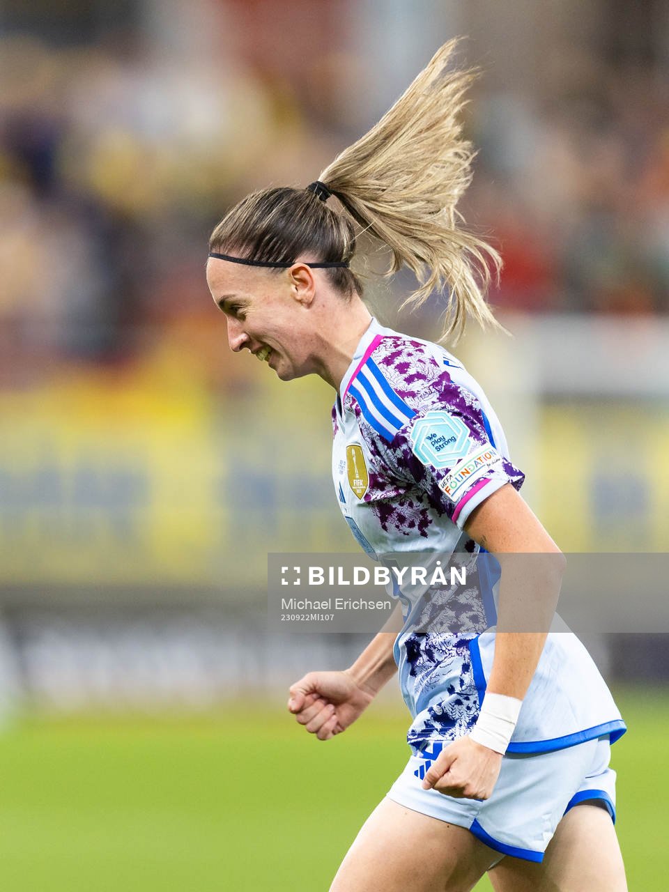 Eva Maria Navarro Garcia of Spain celebrates