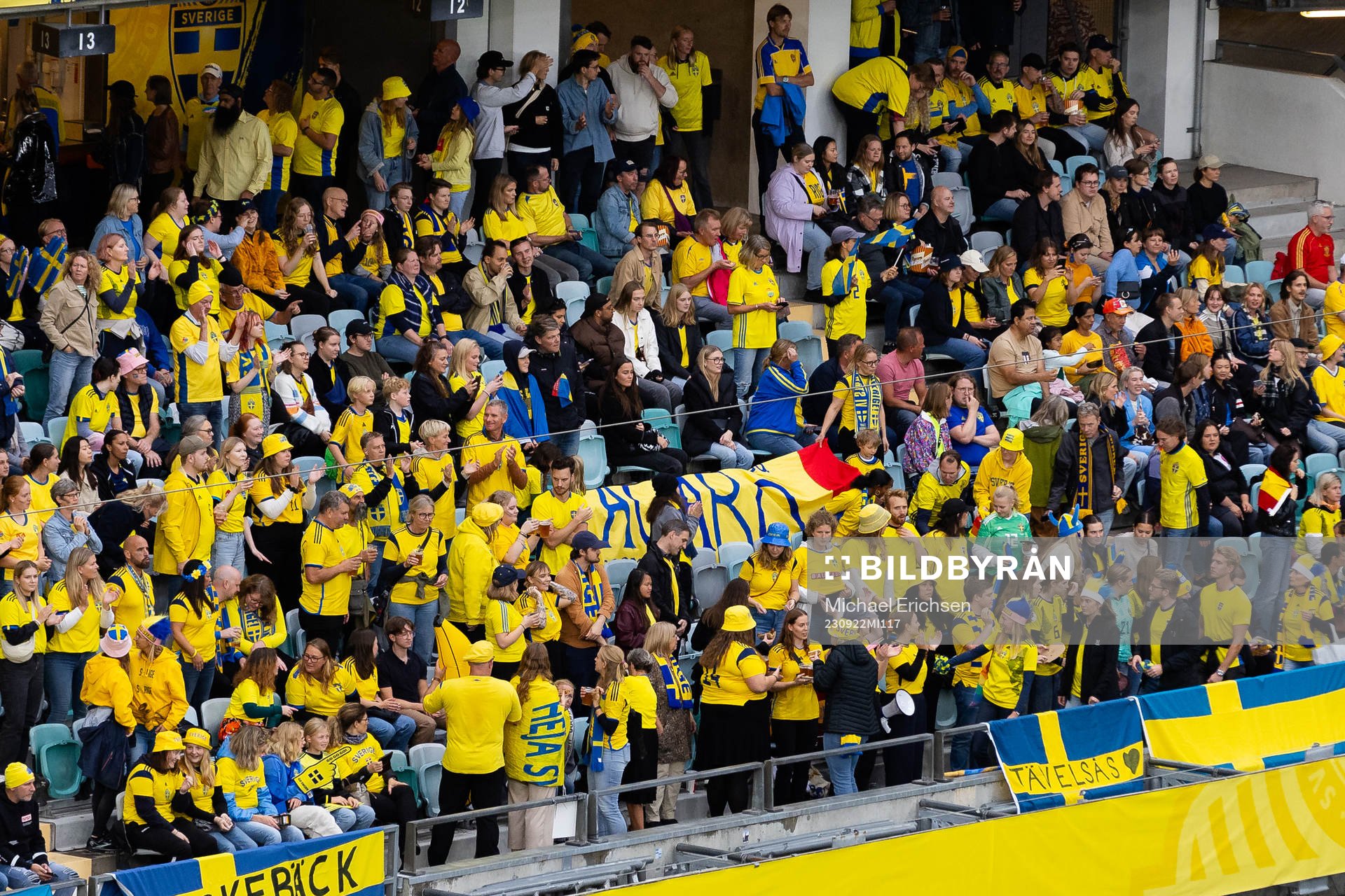 during the Nations League football match between Sweden and