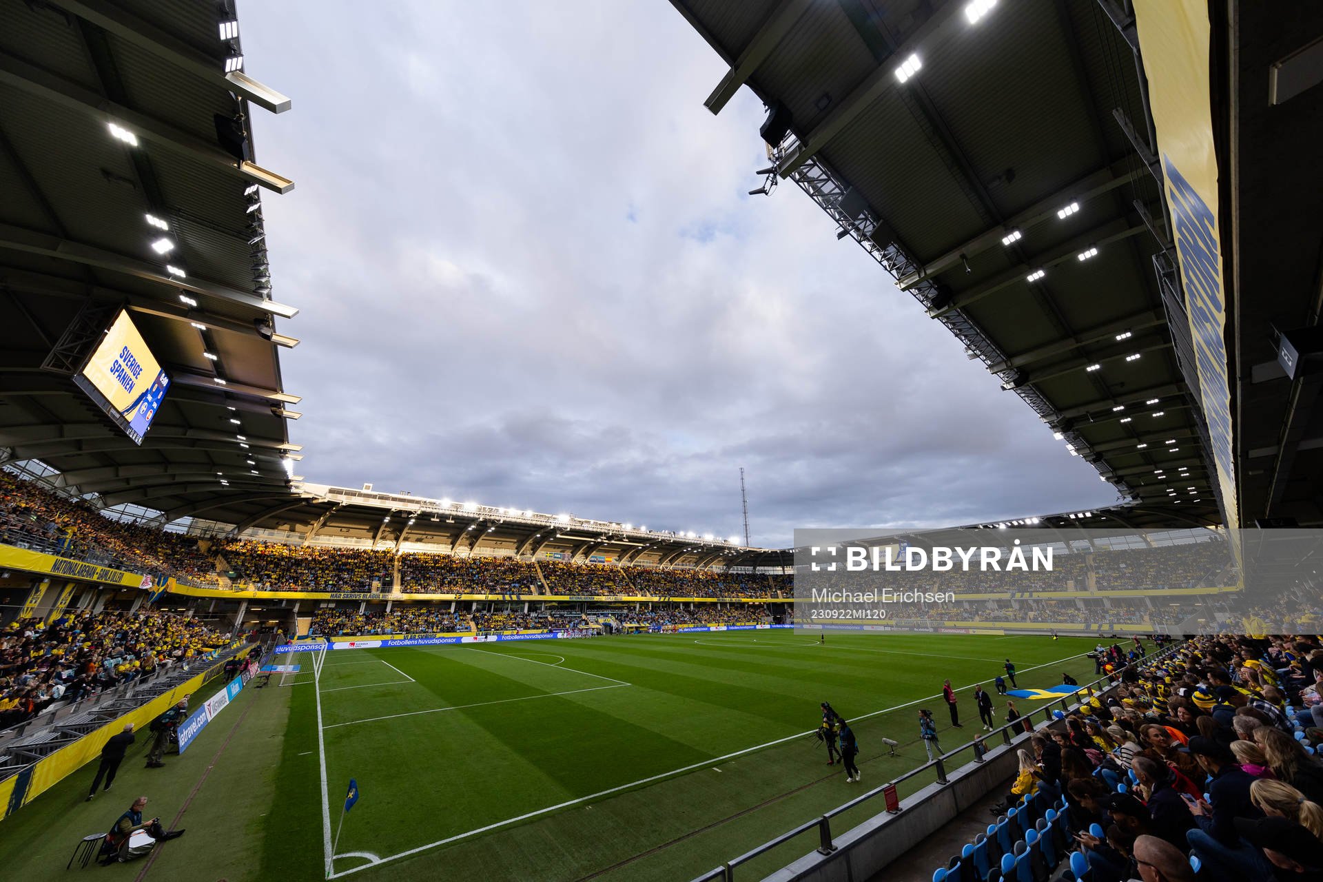 General view of Gamla Ullevi Arena