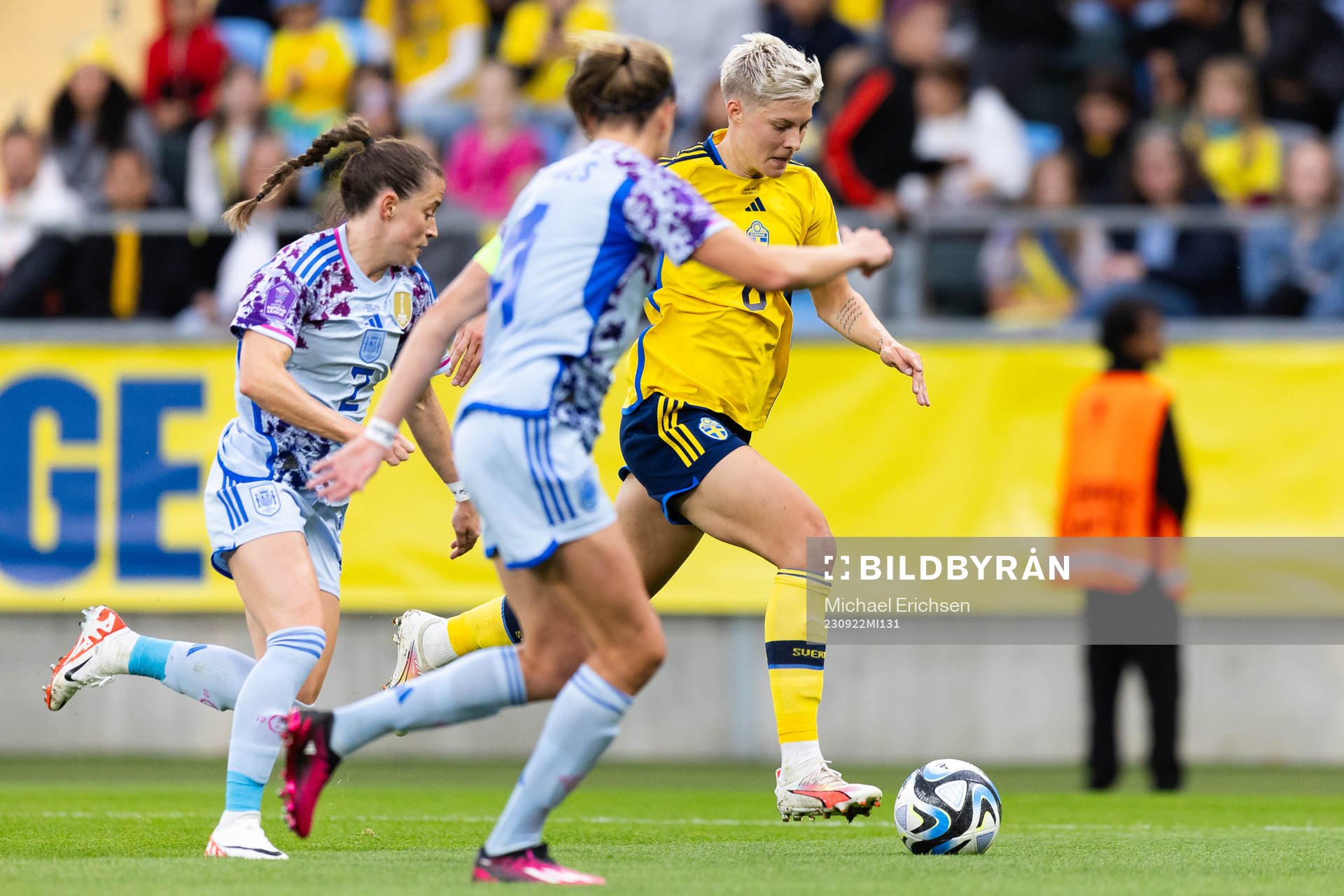 Lina Hurtig of Sweden and Ona Batlle and Laia Aleixandri