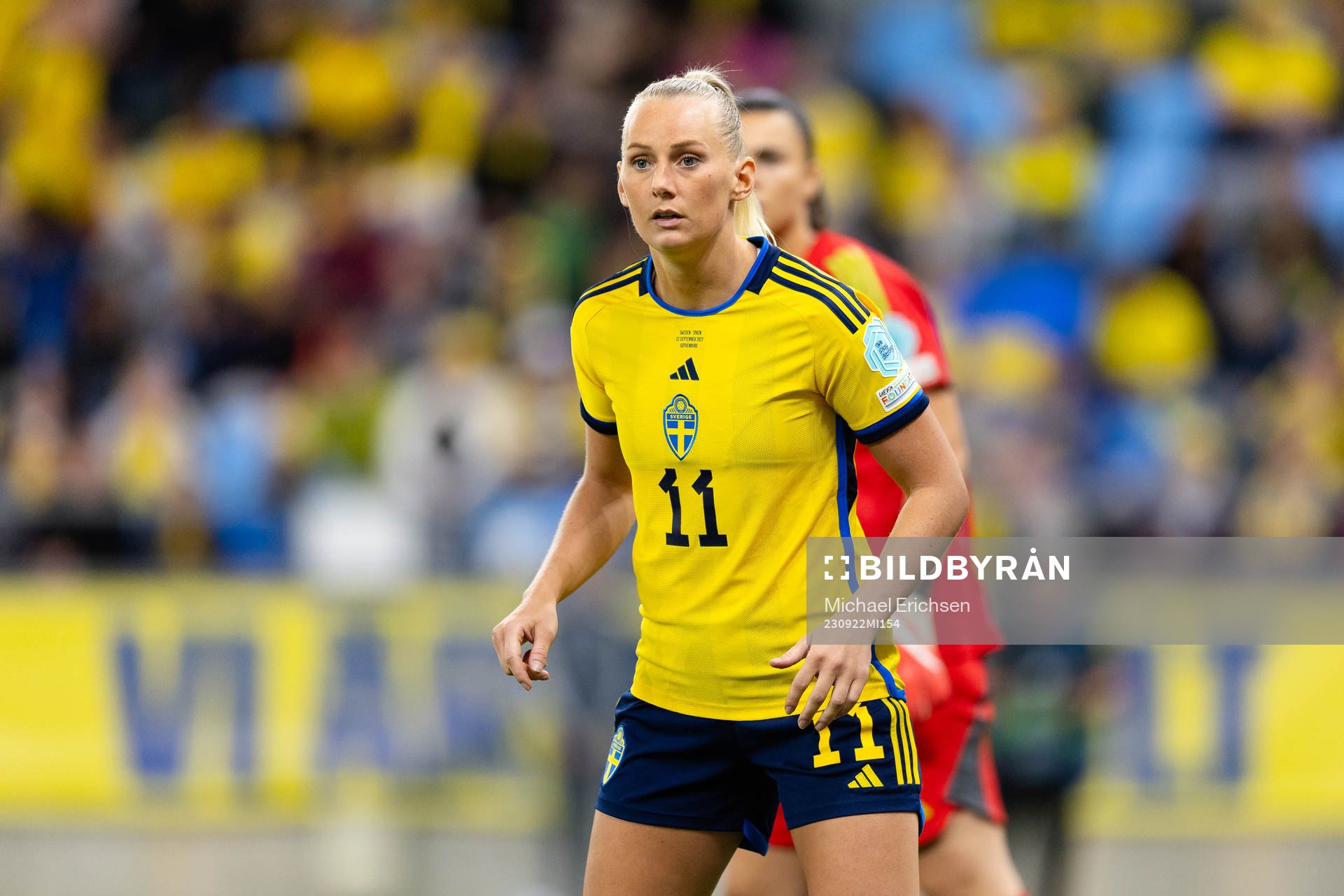 Stina Blackstenius of Sweden