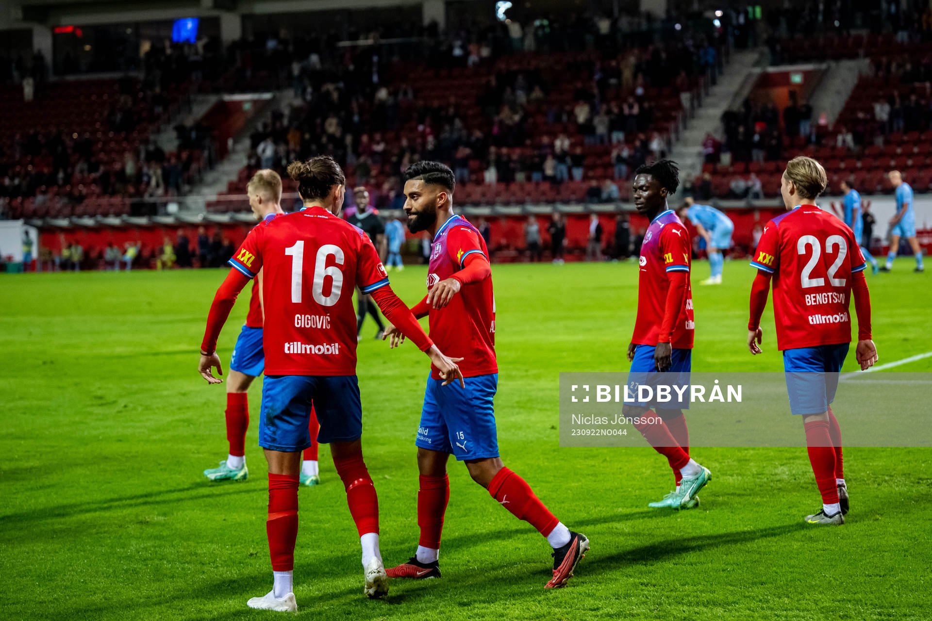 Helsingborgs Amin Al-Hamawi jublar