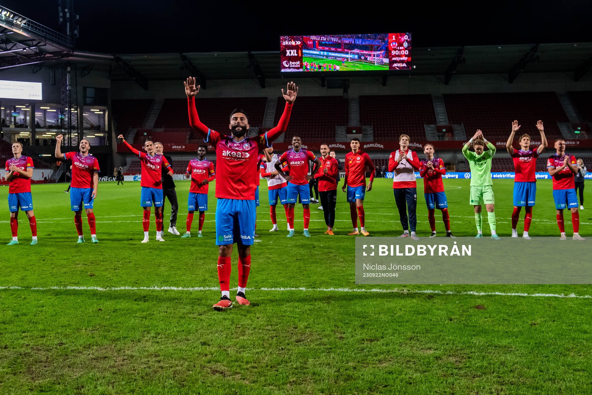Helsingborgs Amin Al-Hamawi jublar