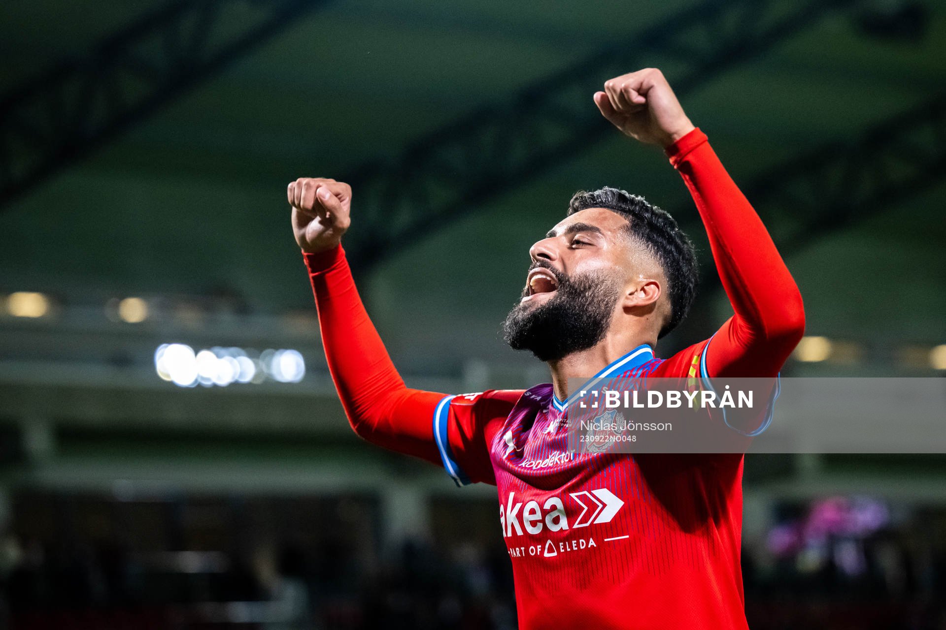 Helsingborgs Amin Al-Hamawi jublar