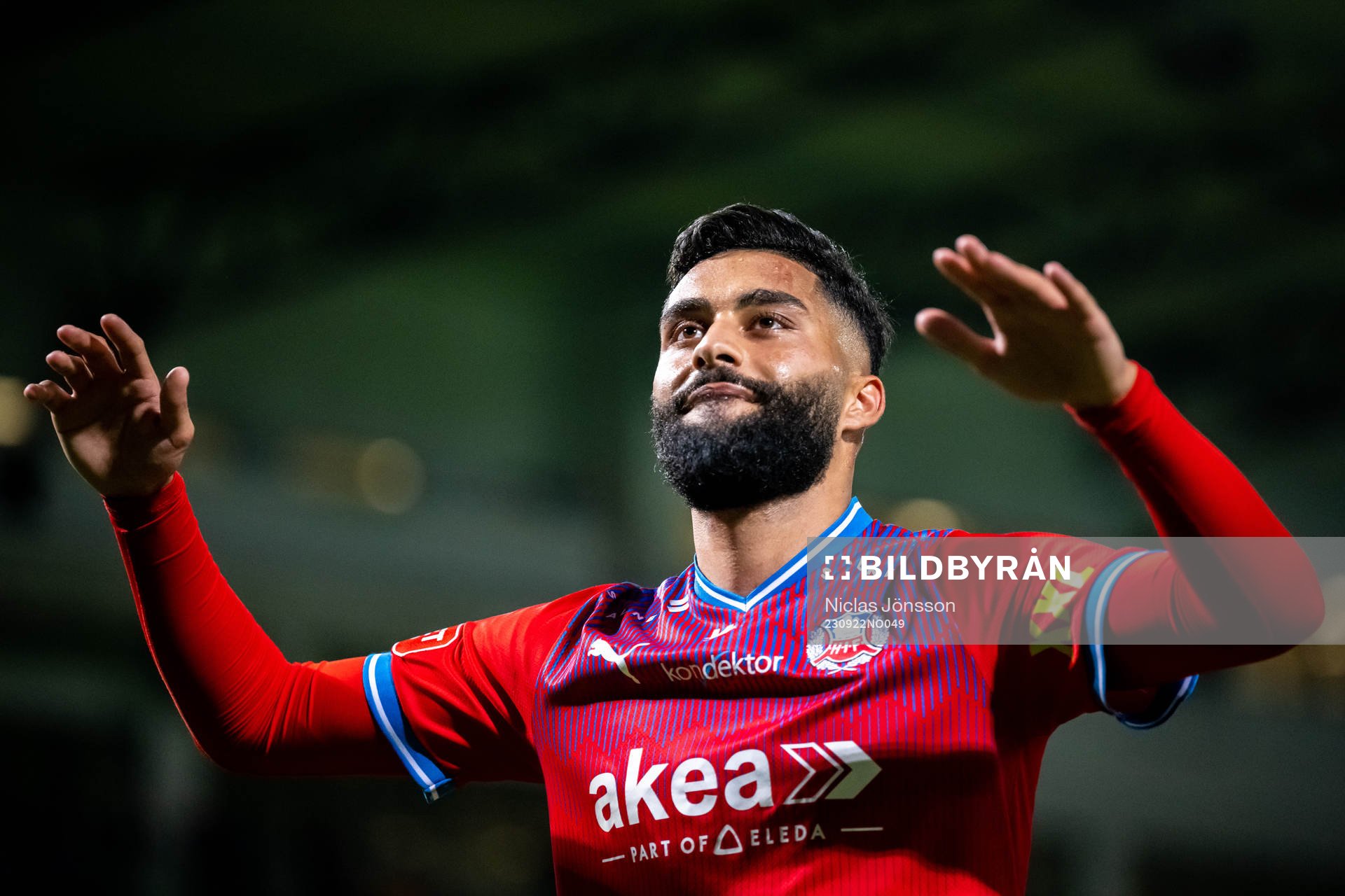 Helsingborgs Amin Al-Hamawi jublar