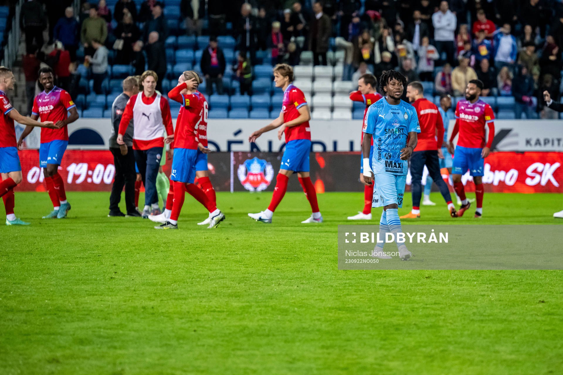 AFC Eskilstunas Aliyu Yakubu deppar