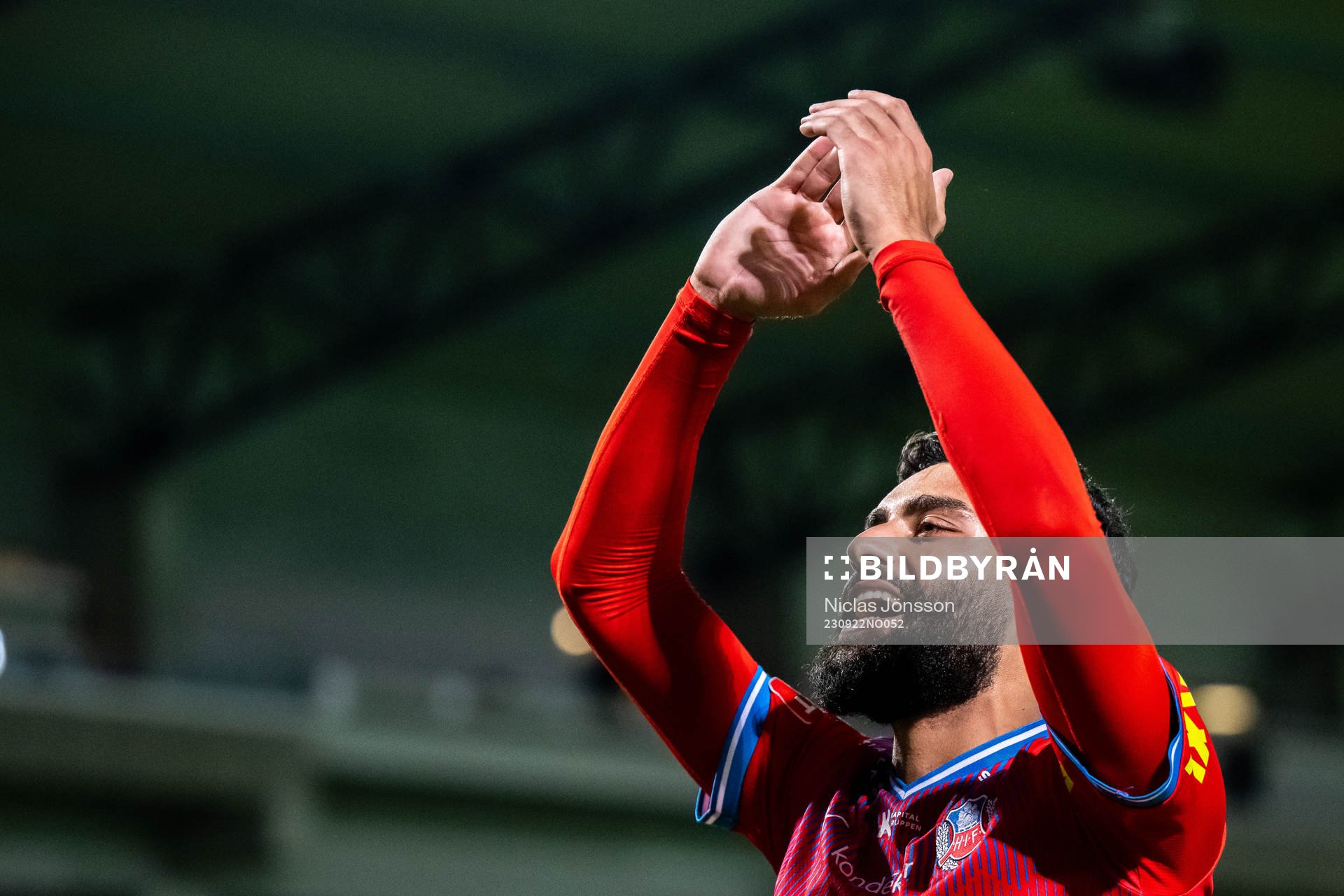 Helsingborgs Amin Al-Hamawi jublar