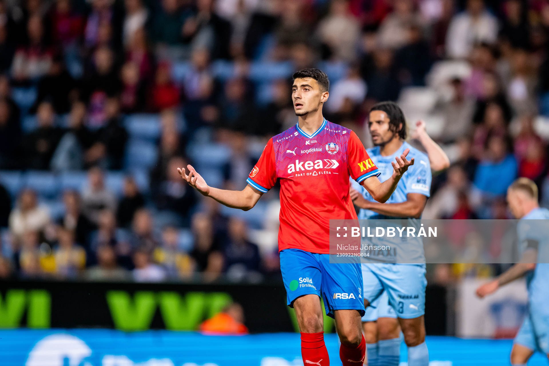 Helsingborgs Amar Muhsin reagerar