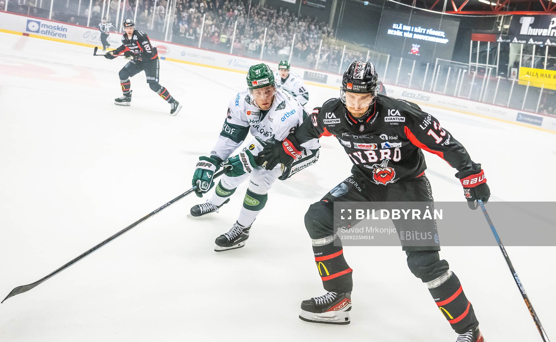 Tingsryds Anton Lundmark och Nybros Simon Ericsson