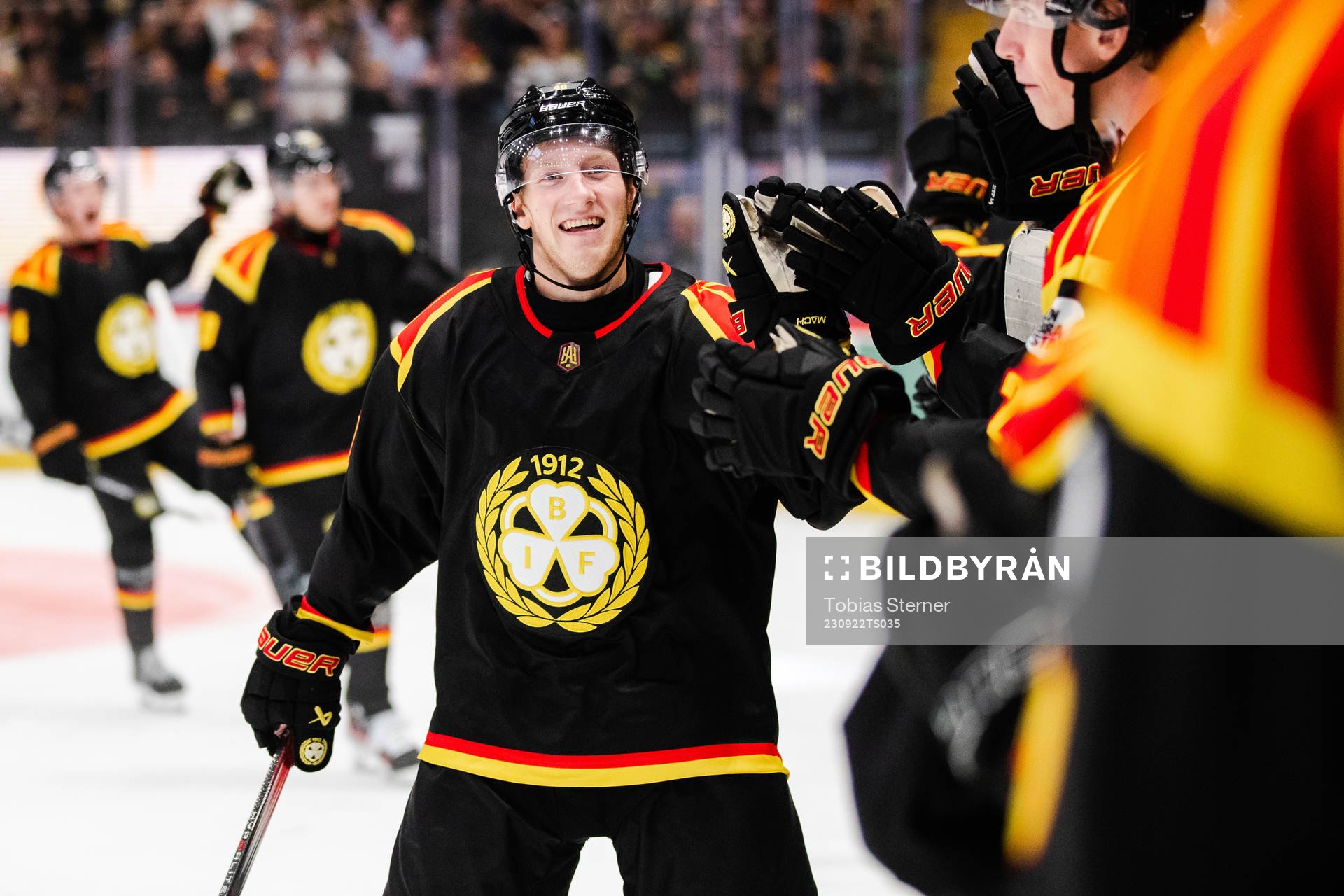 Brynäs Anton Ohlsson jublar