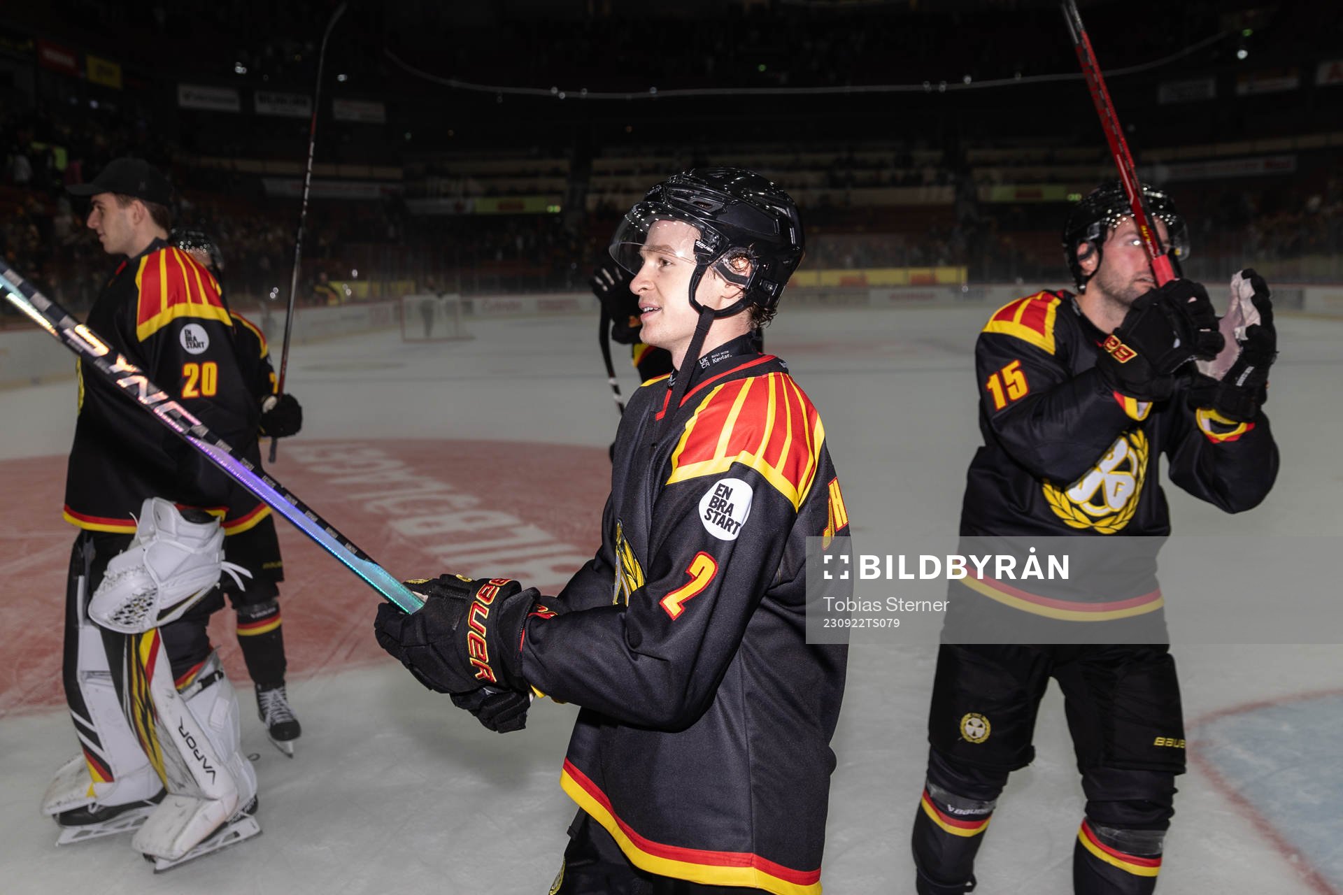 Brynäs Anton Johannesson jublar