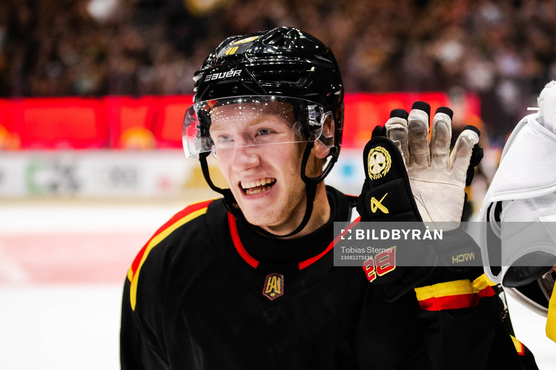 Brynäs Anton Ohlsson jublar