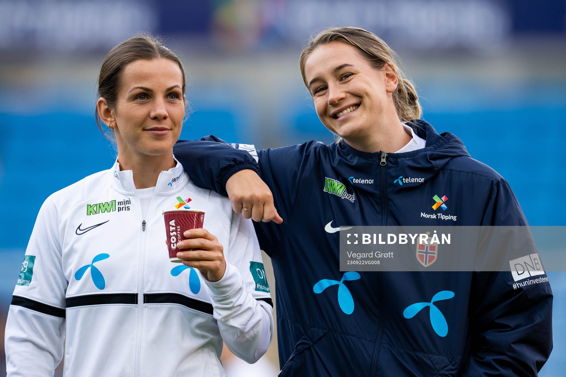 Tuva Hansen and Elisabeth Terland of Norway