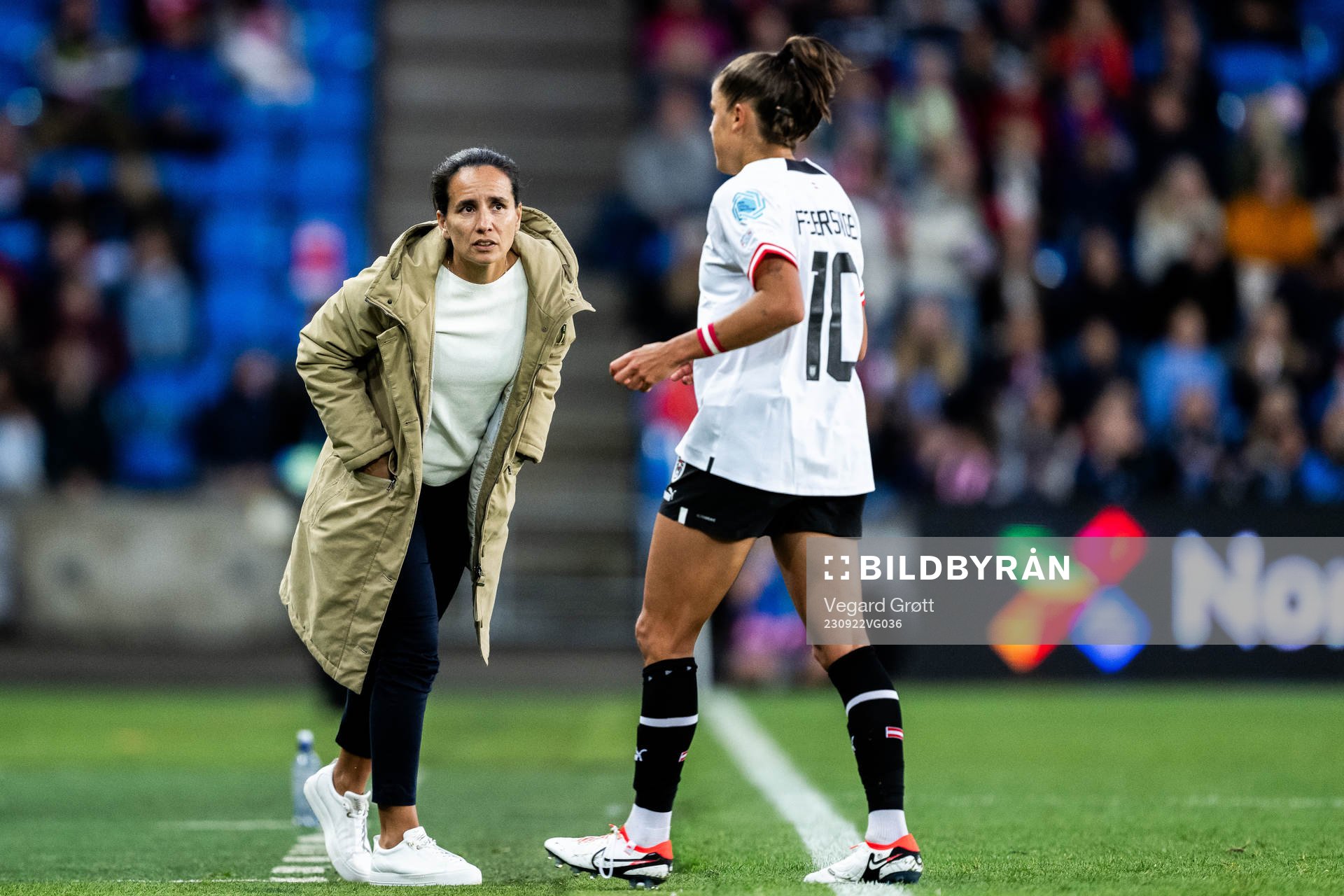 Head coach Irene Fuhrmann of Austria