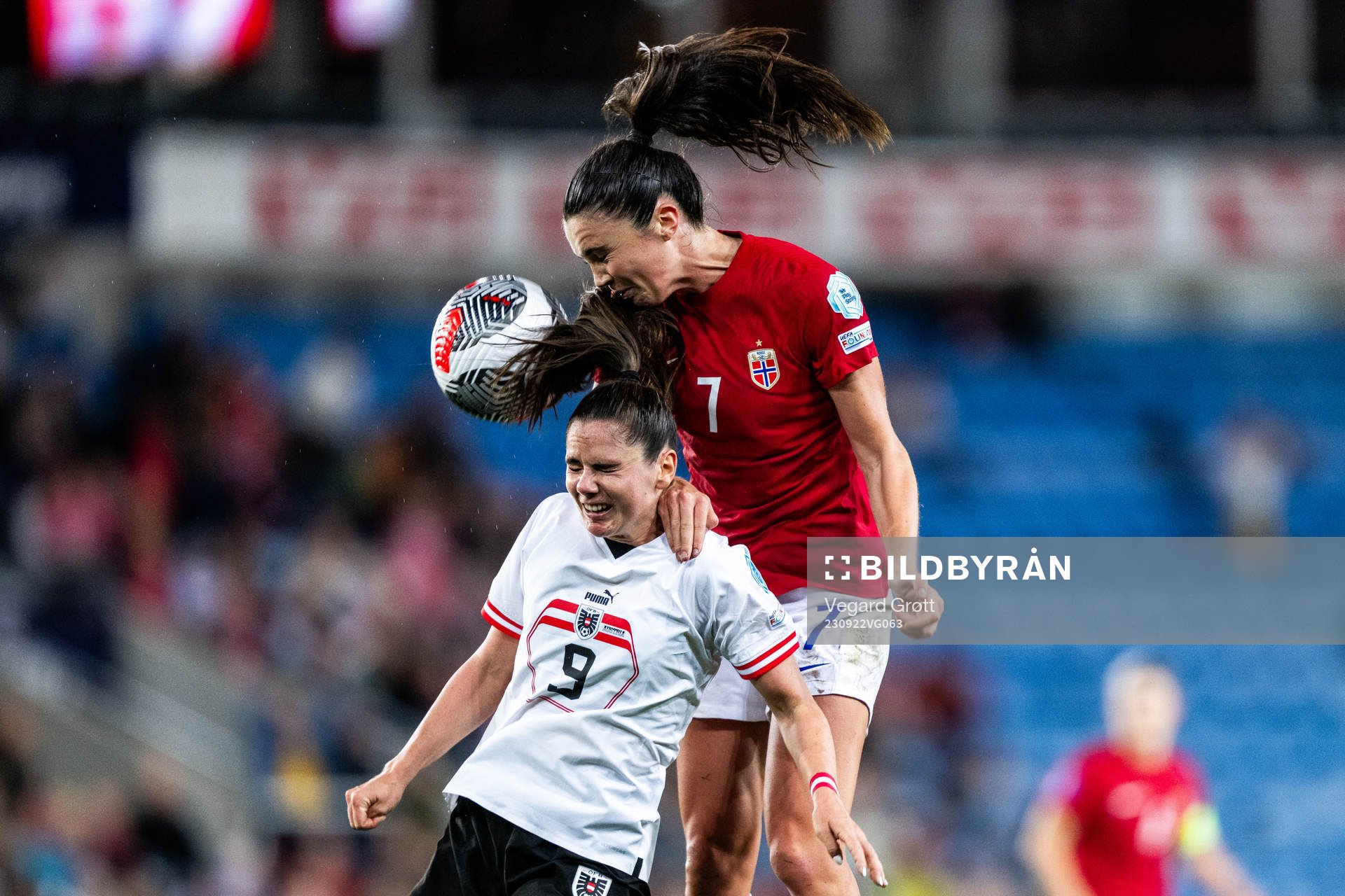 Sarah Zadrazil of Austria and Ingrid Syrstad Engen of Norway