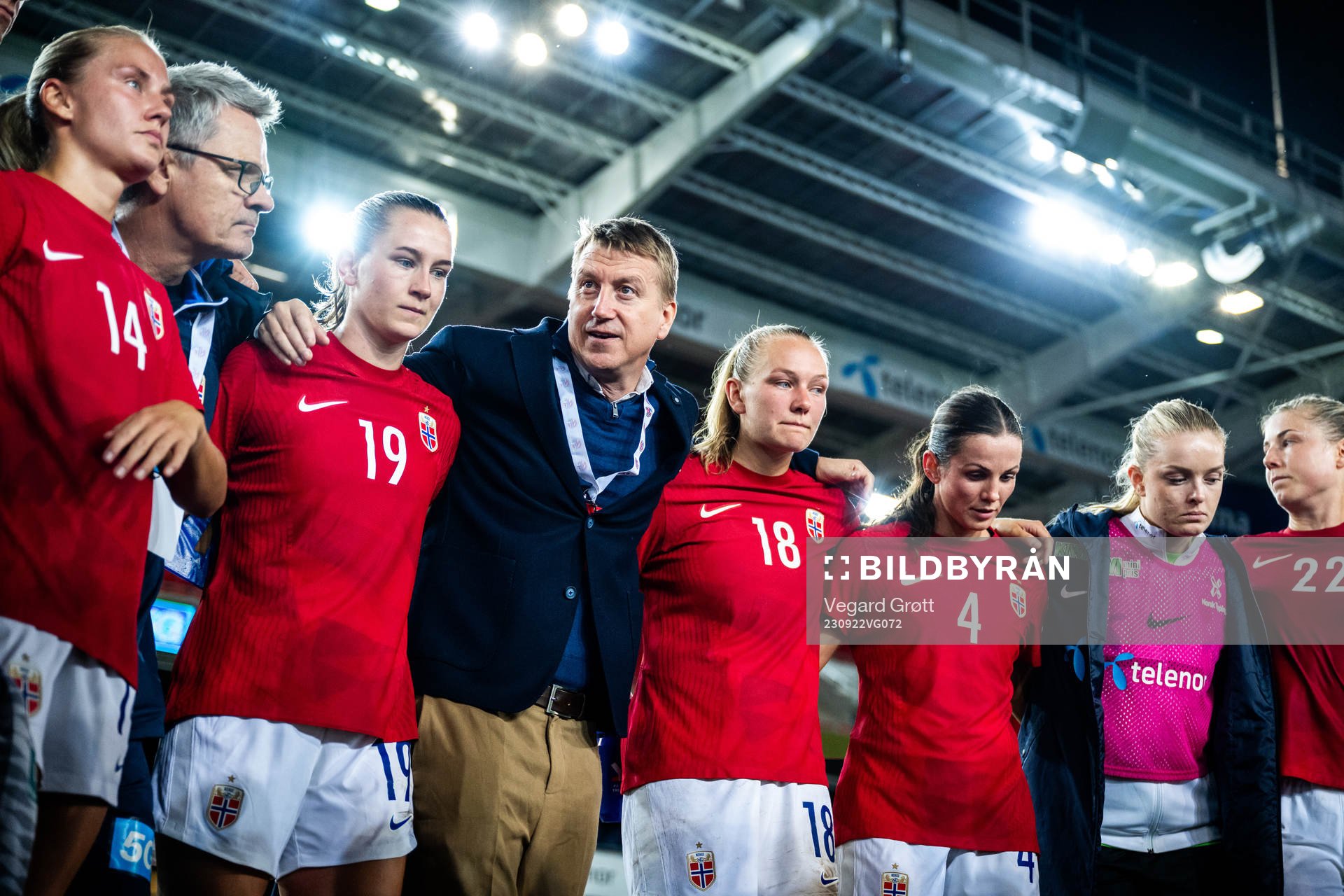 Head coach Leif Gunnar Smerud of Norway