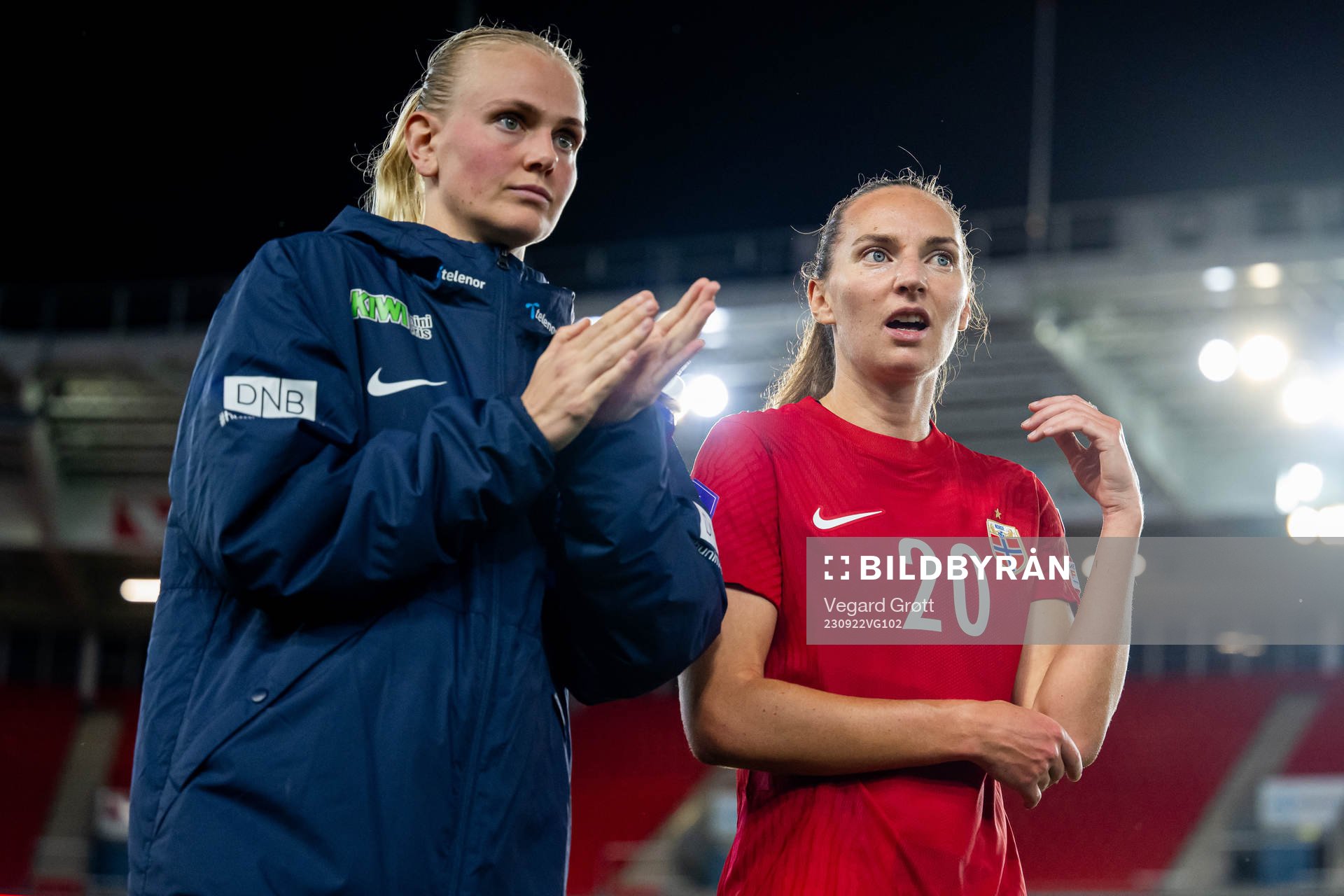 Karina Sævik and Marit Bratberg Lund of Norway