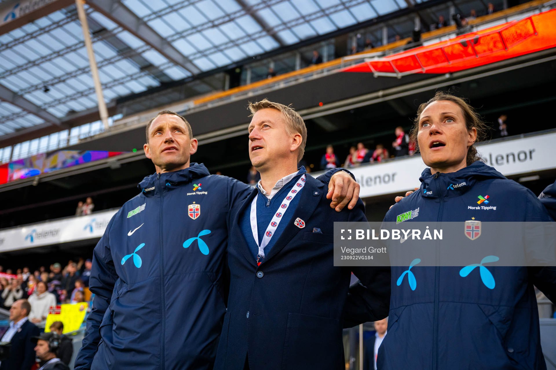 Terje Skjeldestad, assistant coach, Leif Gunnar Smerud,
