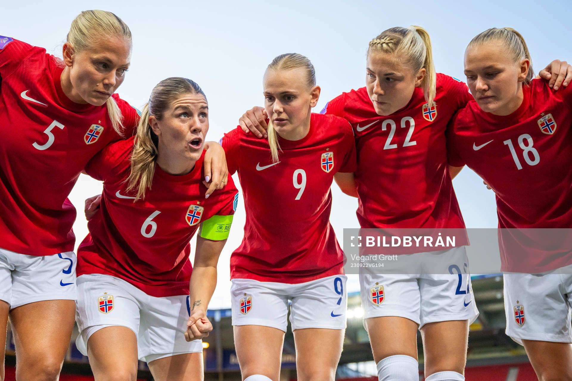 Guro Bergsvand, Maren Mjelde, Karina Sævik, Sophie Román