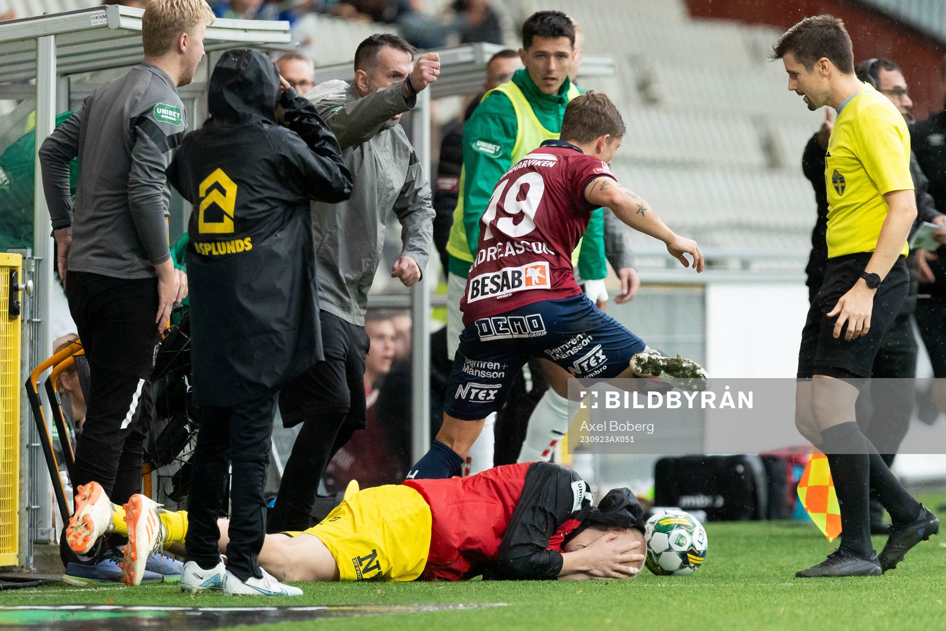 Jönköpings Södras målvakt Alexander Eriksson och