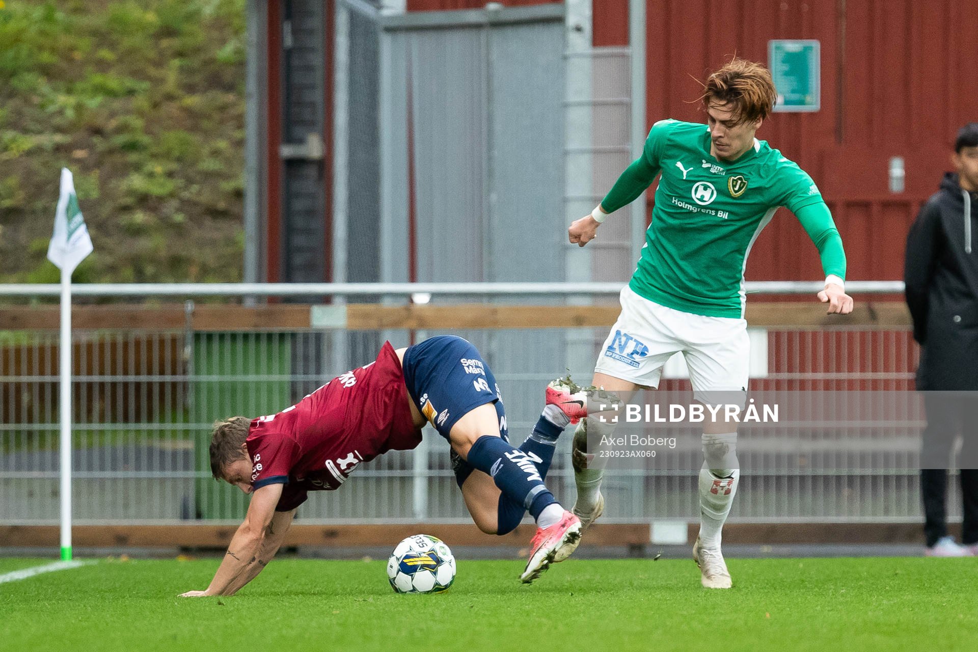 Jönköpings Södras Adam Ben Lamin och Örgrytes Anton
