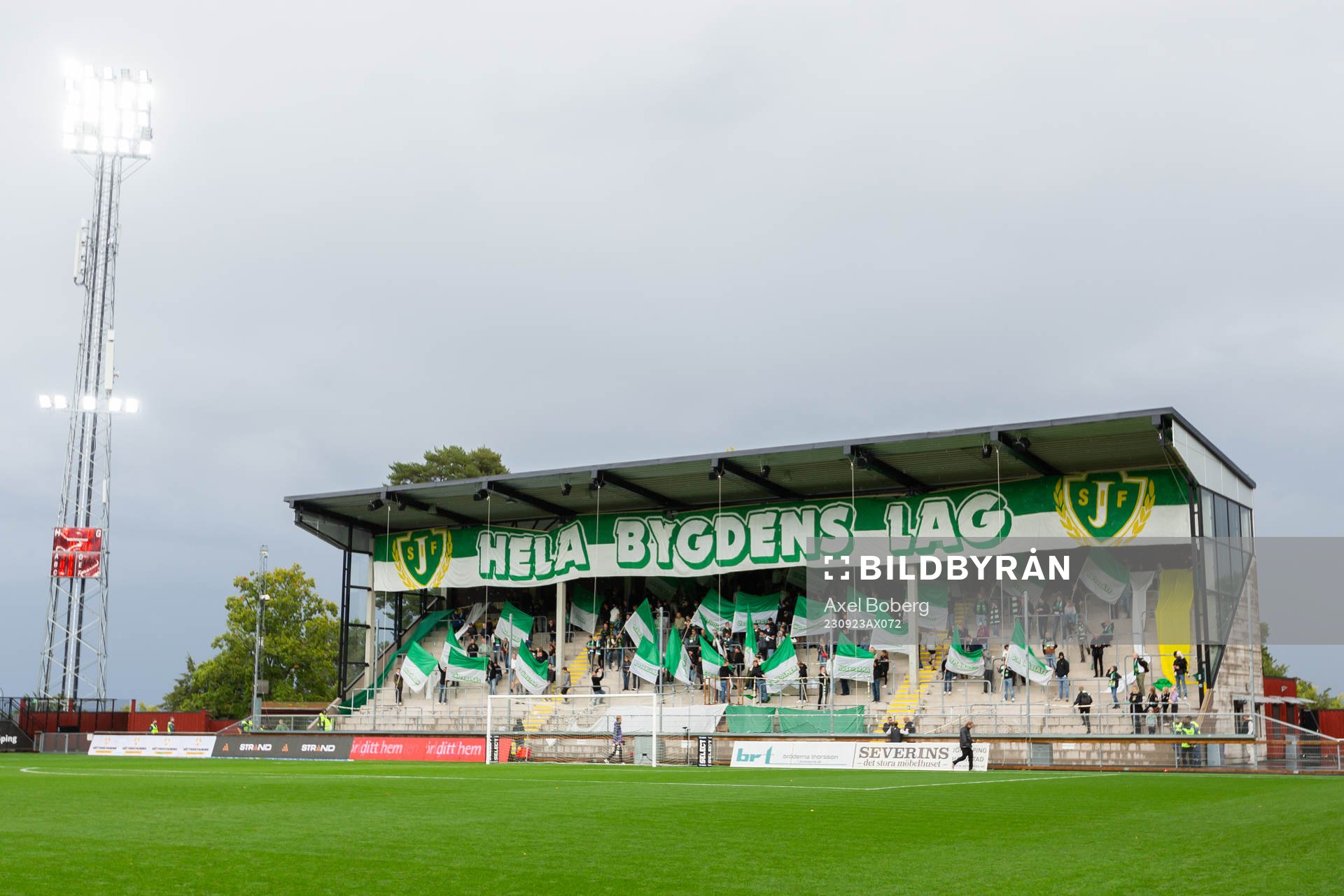Jönköpings Södras supportrars tifo