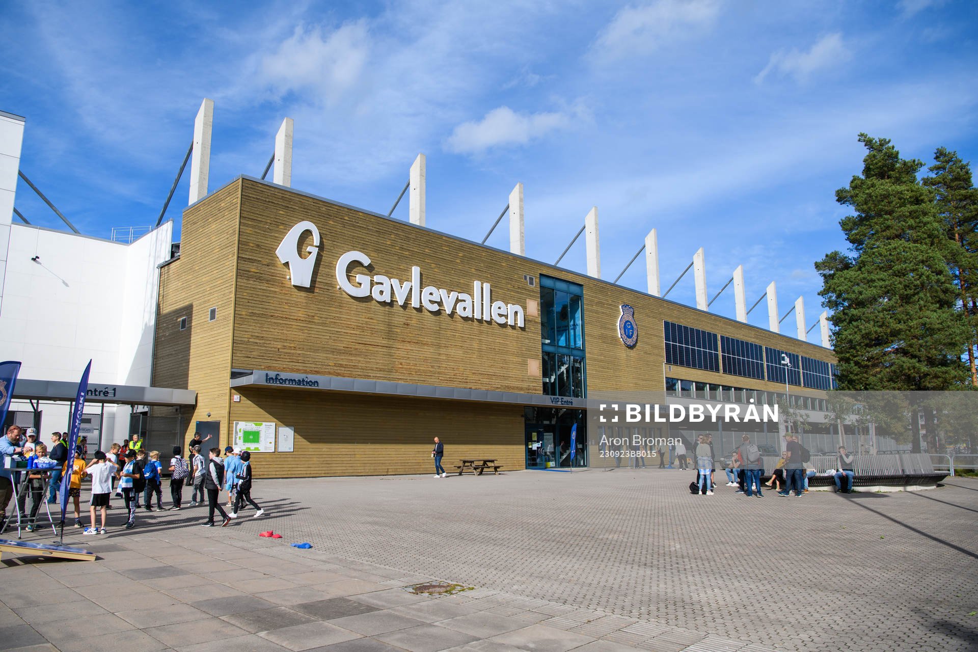 Exteriör vy av Gavlevallen