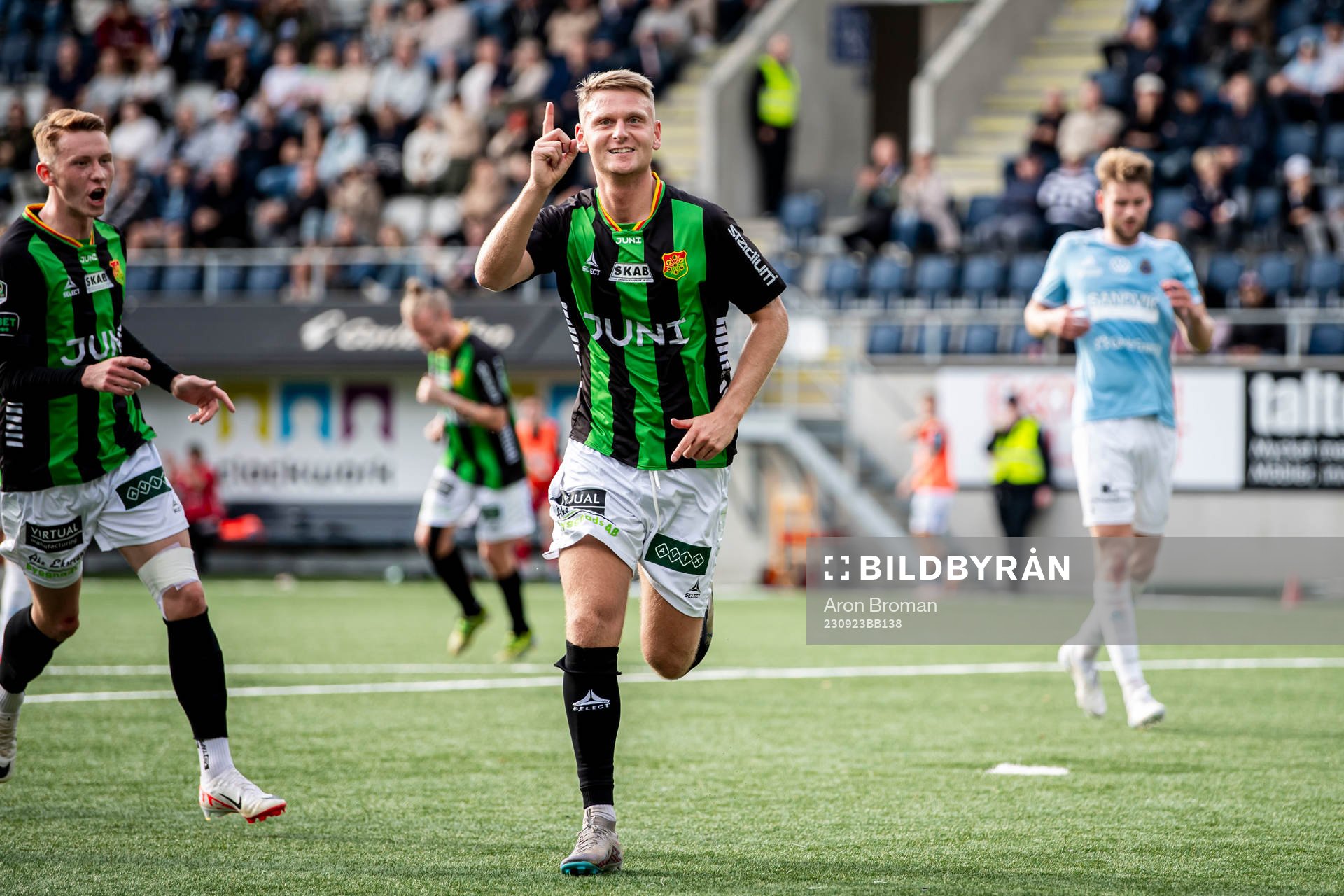 GAISs Joackim Åberg jublar