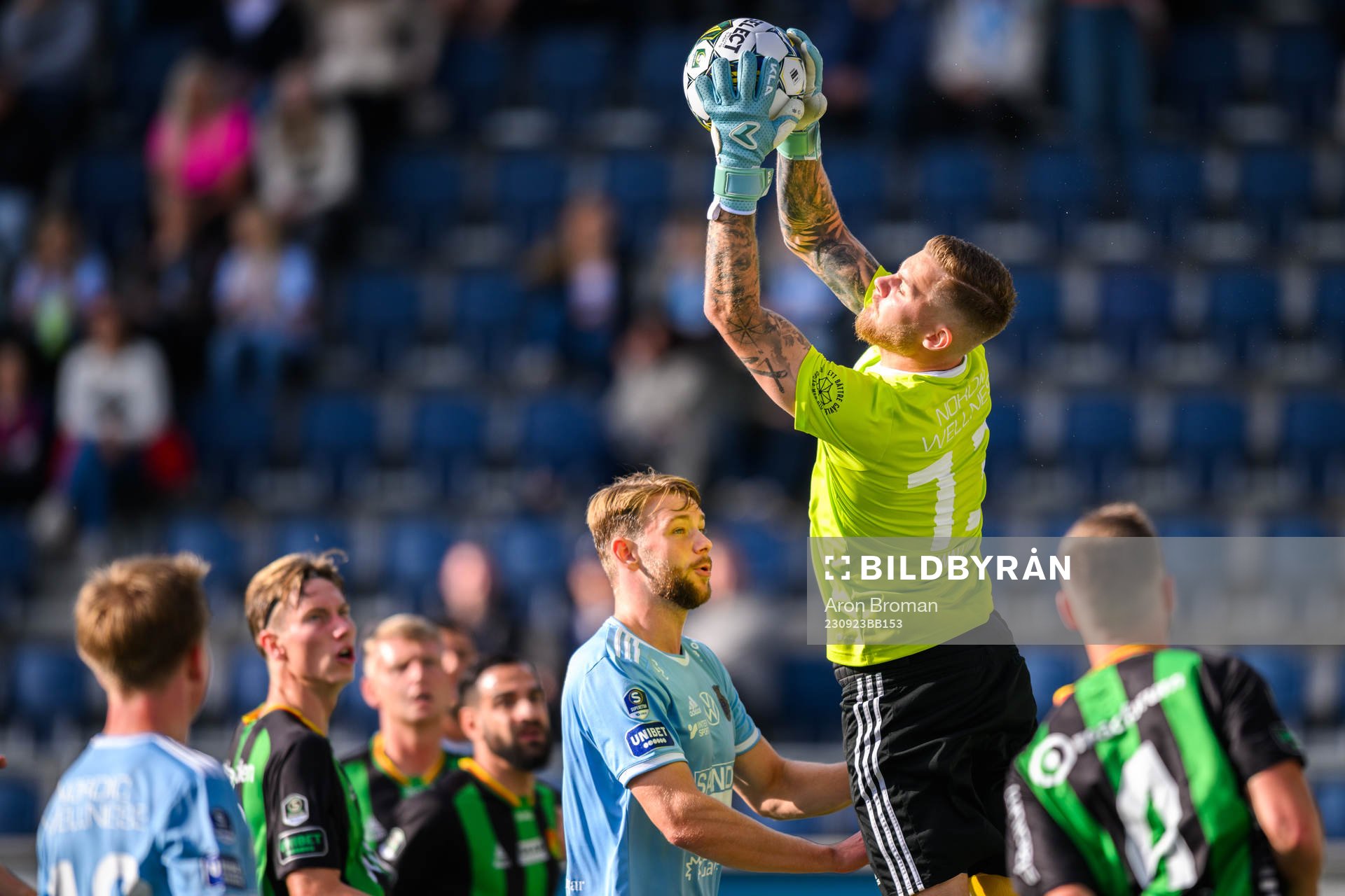 Gefles målvakt Robin Wallinder
