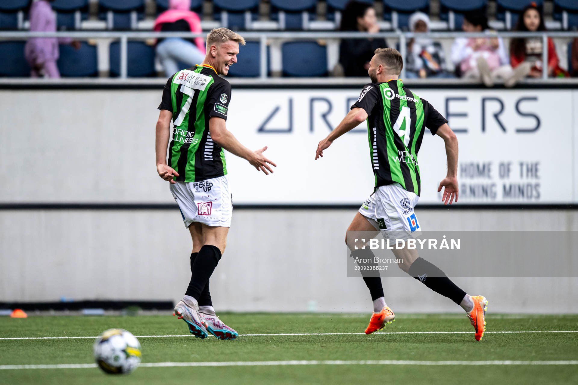 GAISs Joackim Åberg jublar
