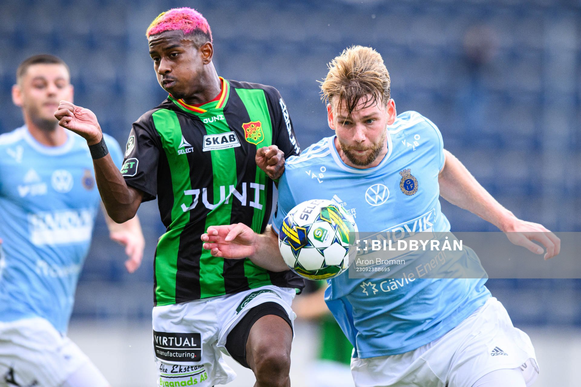GAIS Chovanie Shakur Amatkarijo och Gefles Niclas Håkansson