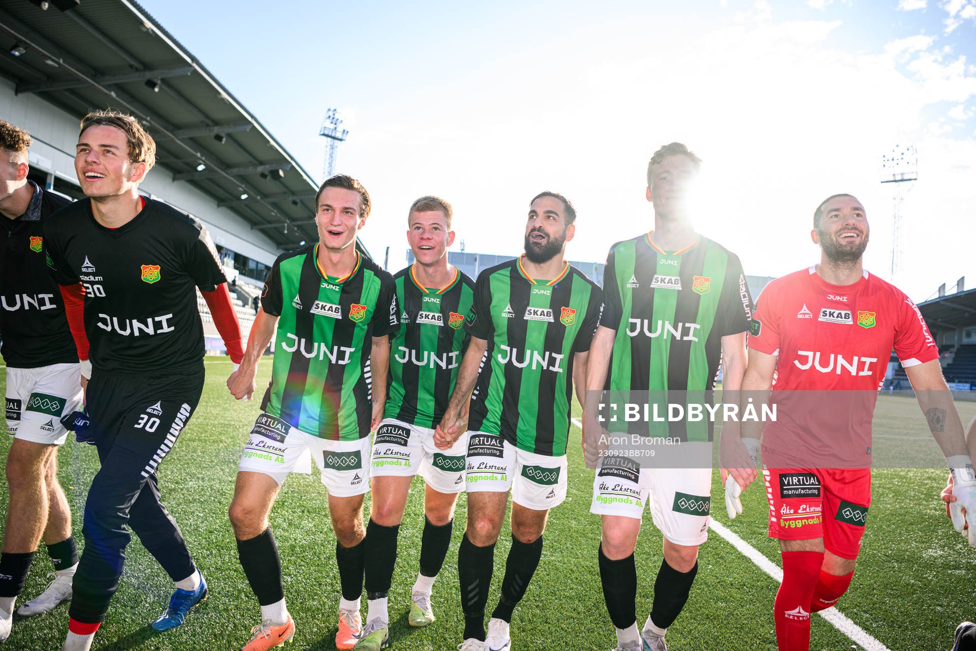 GAIS spelare jublar