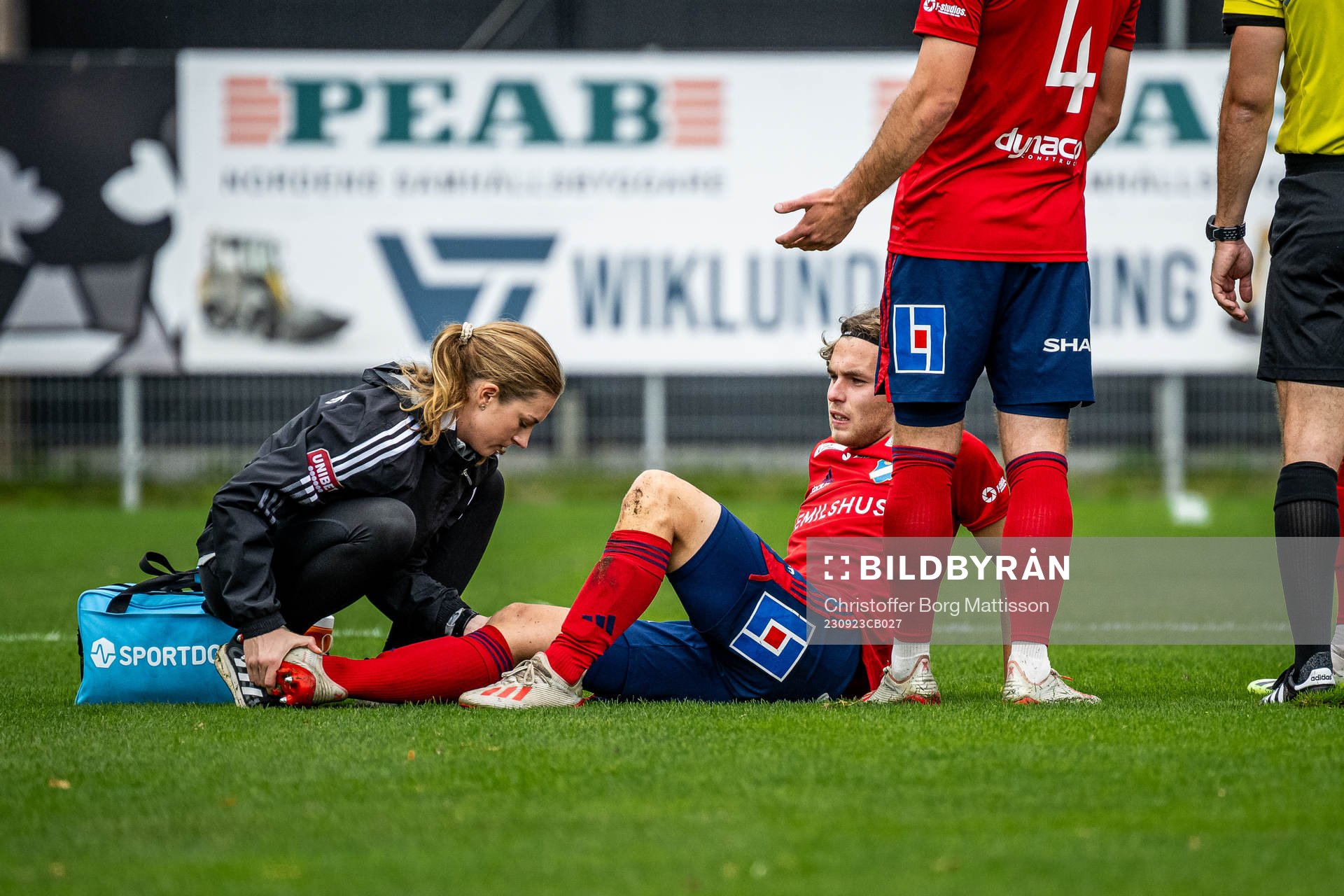 Östers Theodor Johansson har ont