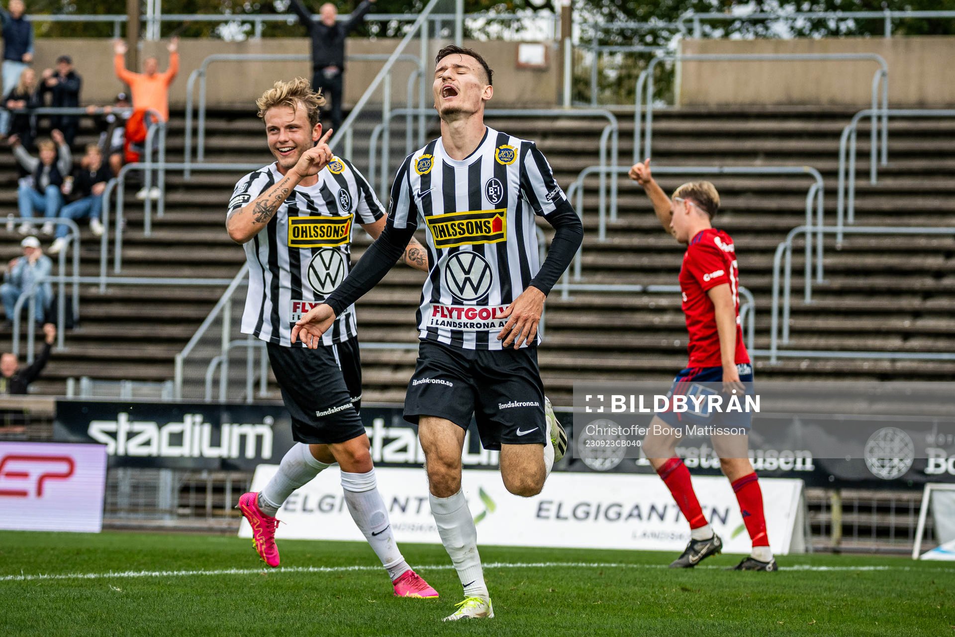 Landskronas Frederik Ihler och Robin Dzabic deppar