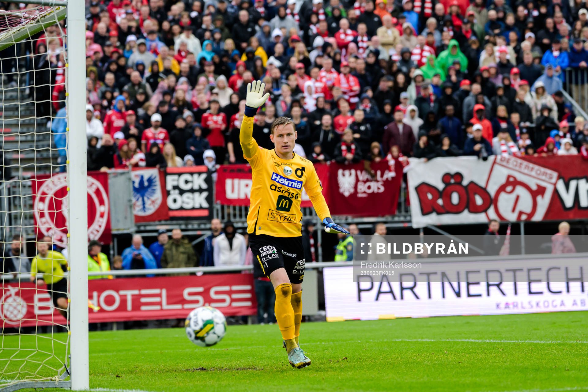 Degerfors målvakt Sondre Lovseth Rossbach